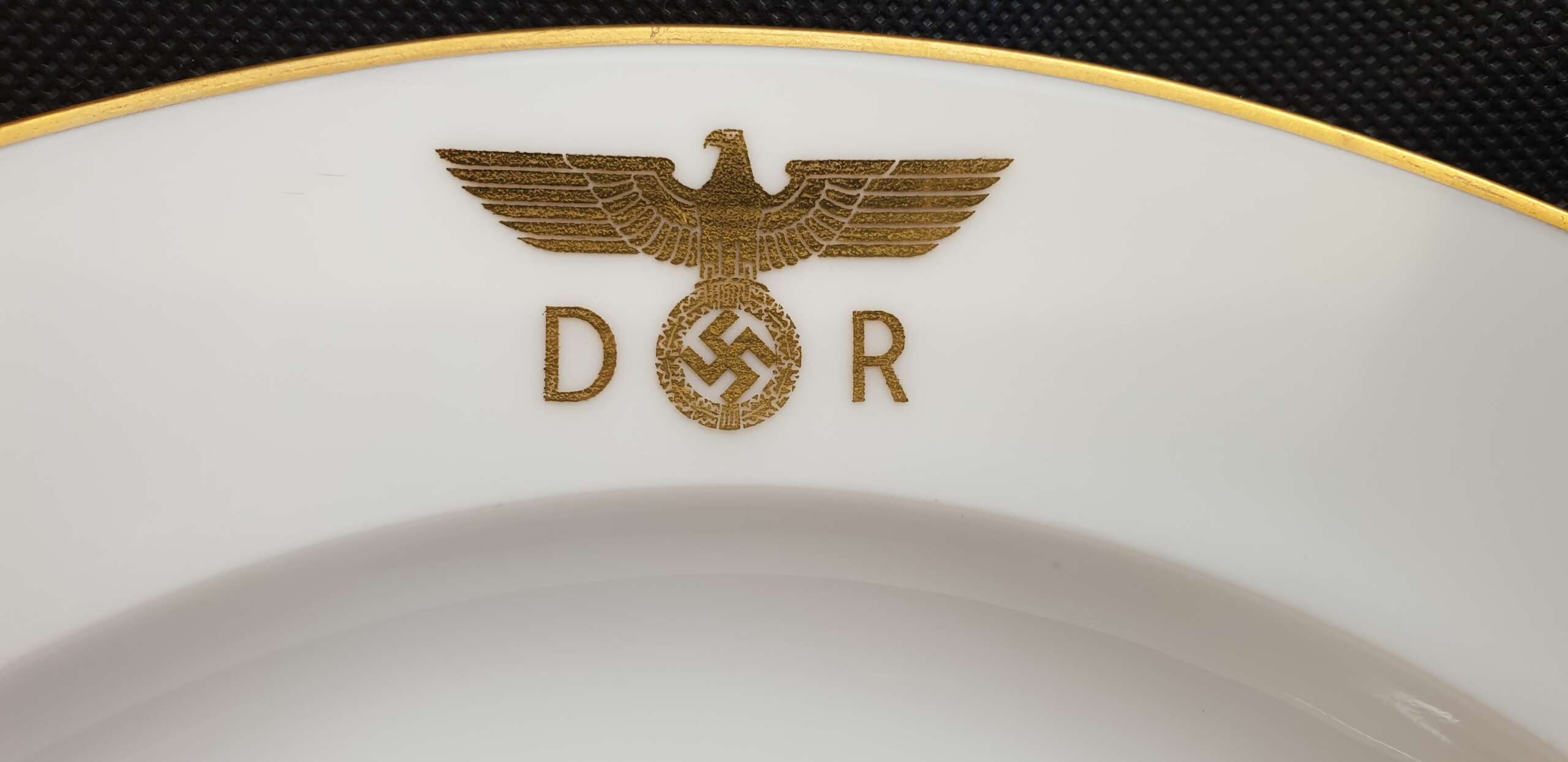 Nymphenburg Porcelain Soup Dish/Bowl from Hermann Göring’s Family Wagon 10 ‘205’ - Image 3