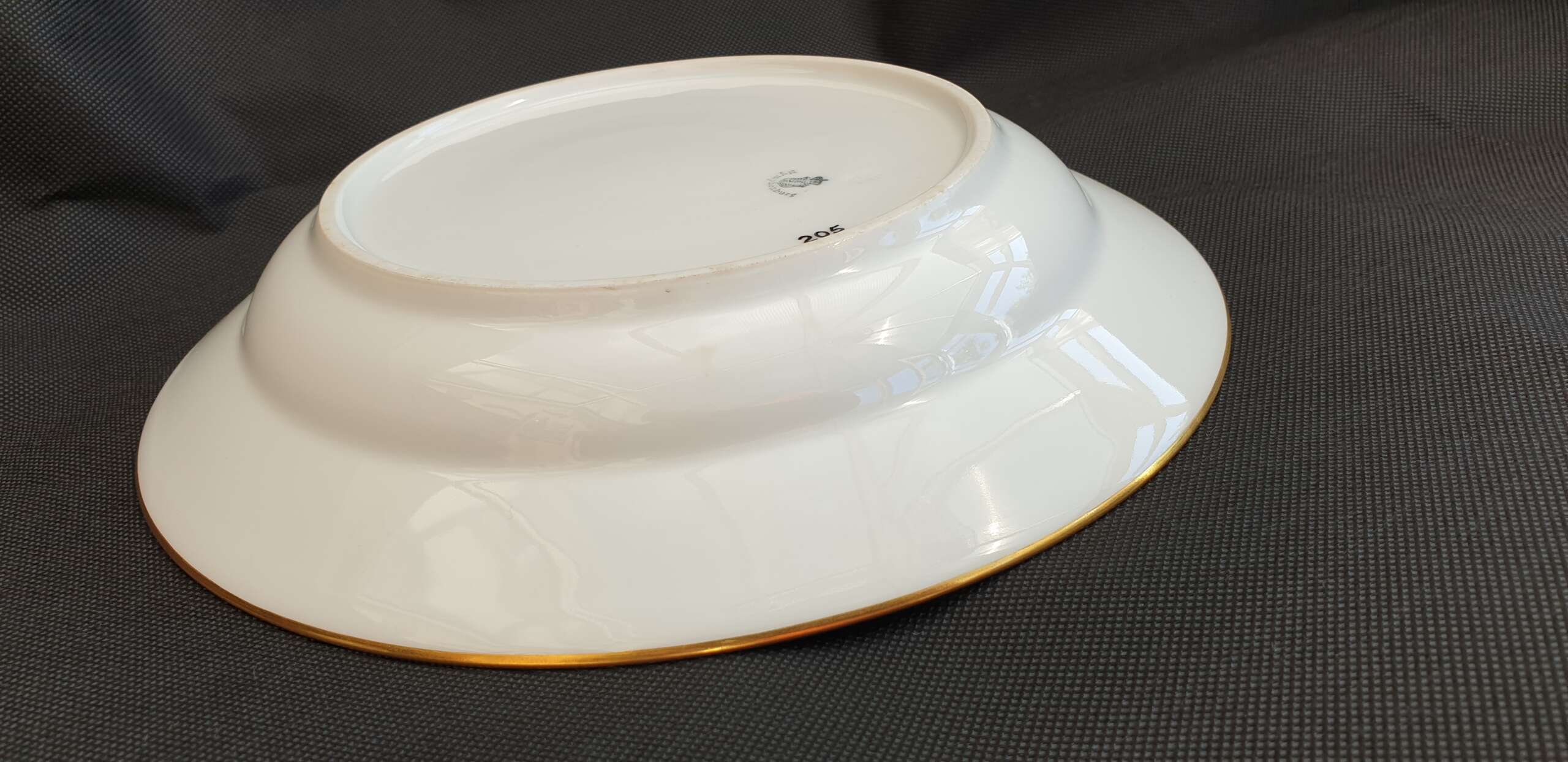 Nymphenburg Porcelain Soup Dish/Bowl from Hermann Göring’s Family Wagon 10 ‘205’ - Image 10