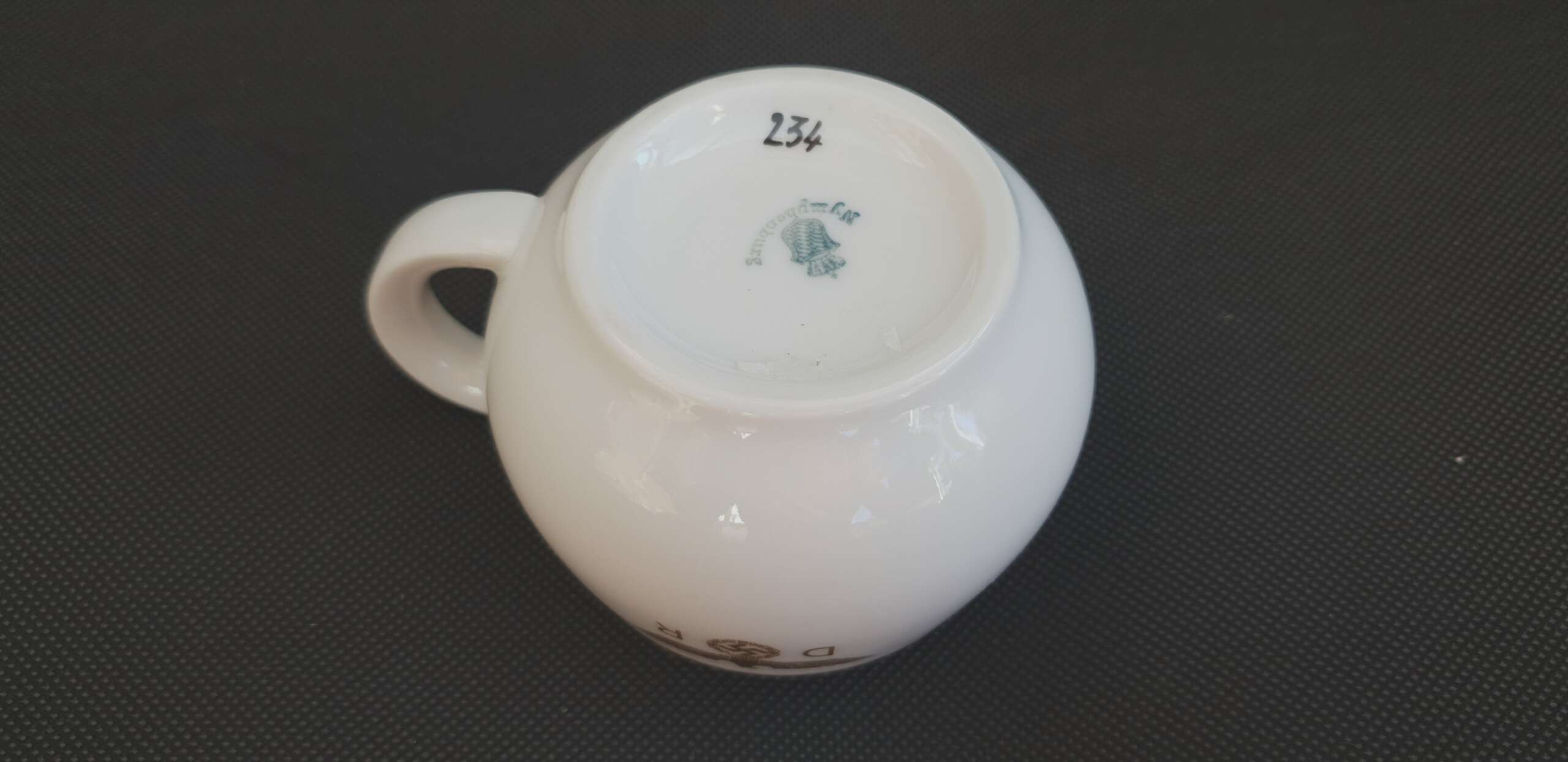 Nymphenburg Porcelain Teacup from Hermann Göring’s Guest Wagon 10 ‘234’ - Image 7