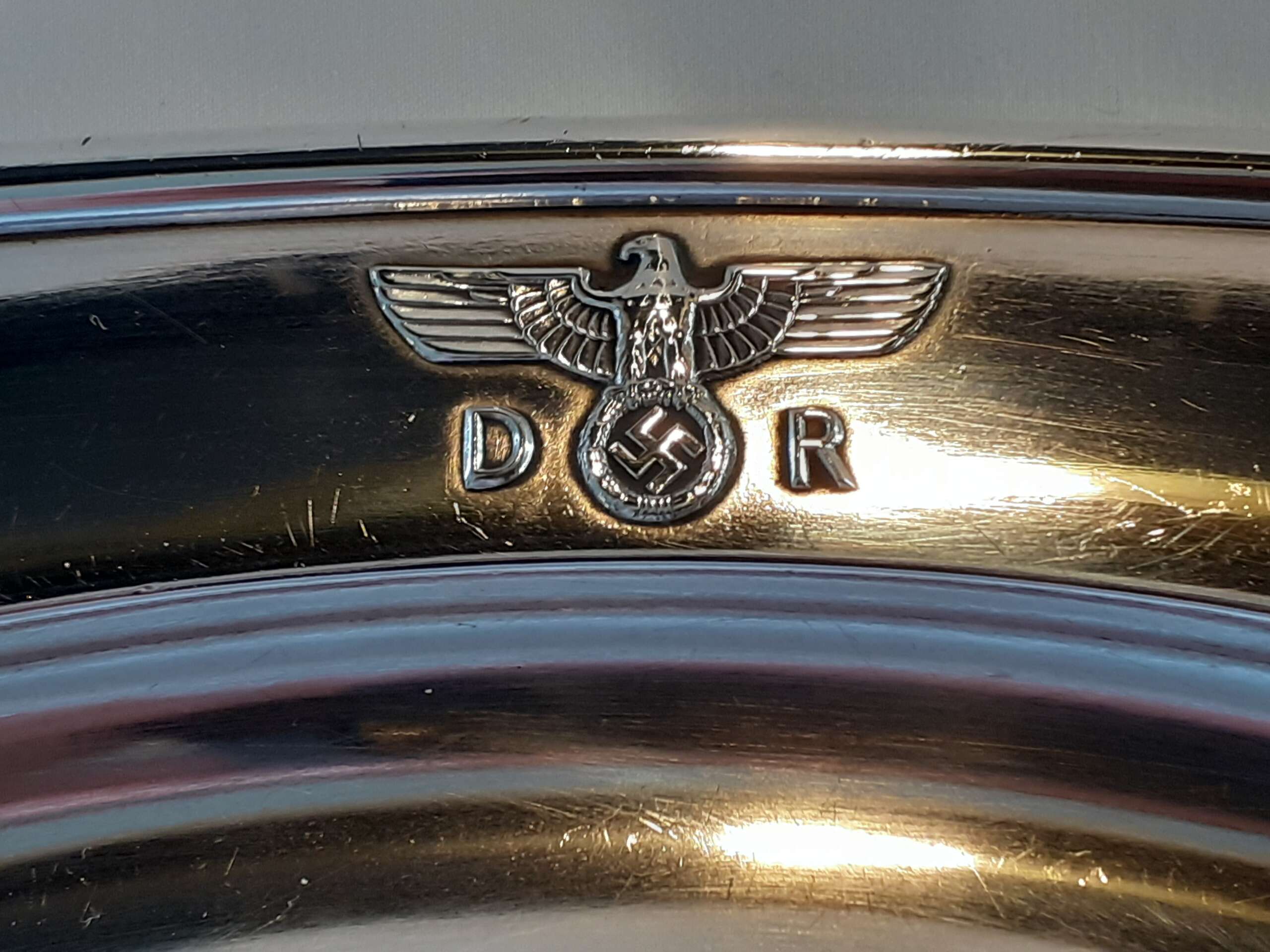 Small Silver 'Alpaka' Serving Platter from Adolf Hitler`s Staff Dining Wagon 10 ‘244’ - Image 7