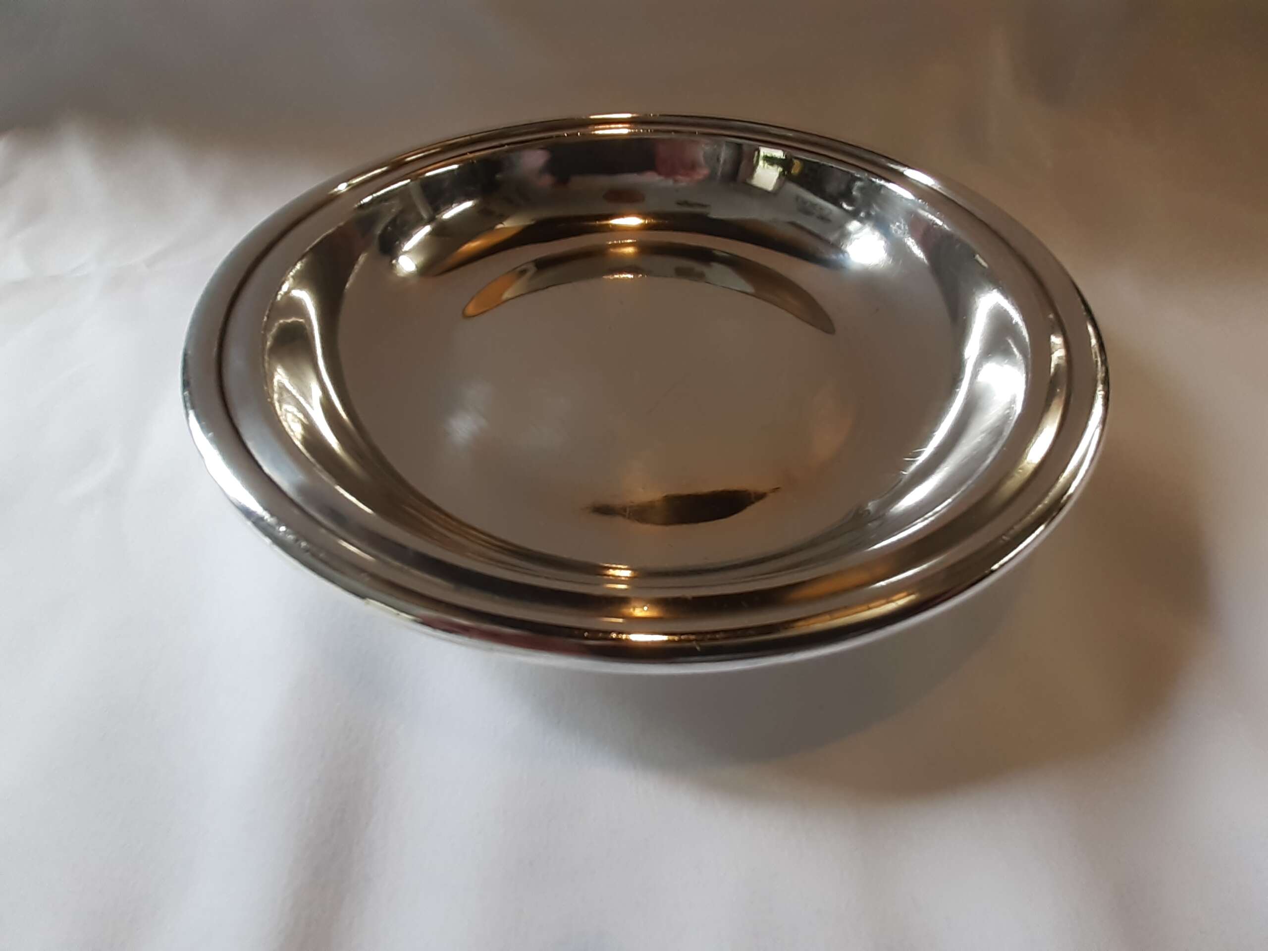 Silver ‘Alpaka’ Round Shallow Serving Bowl from Hermann Göring's Dining Wagon 10 ‘243’ - Image 6