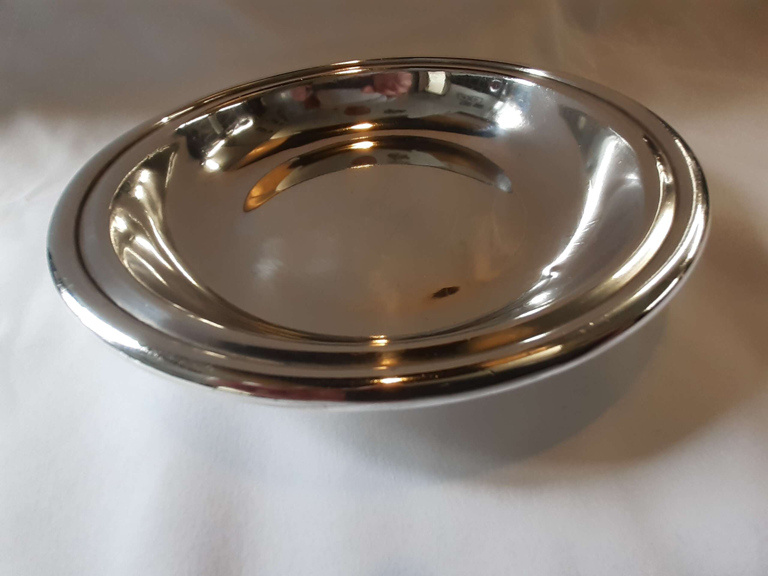 Silver ‘Alpaka’ Round Shallow Serving Bowl from Hermann Göring's Dining Wagon 10 ‘243’ - Image 5