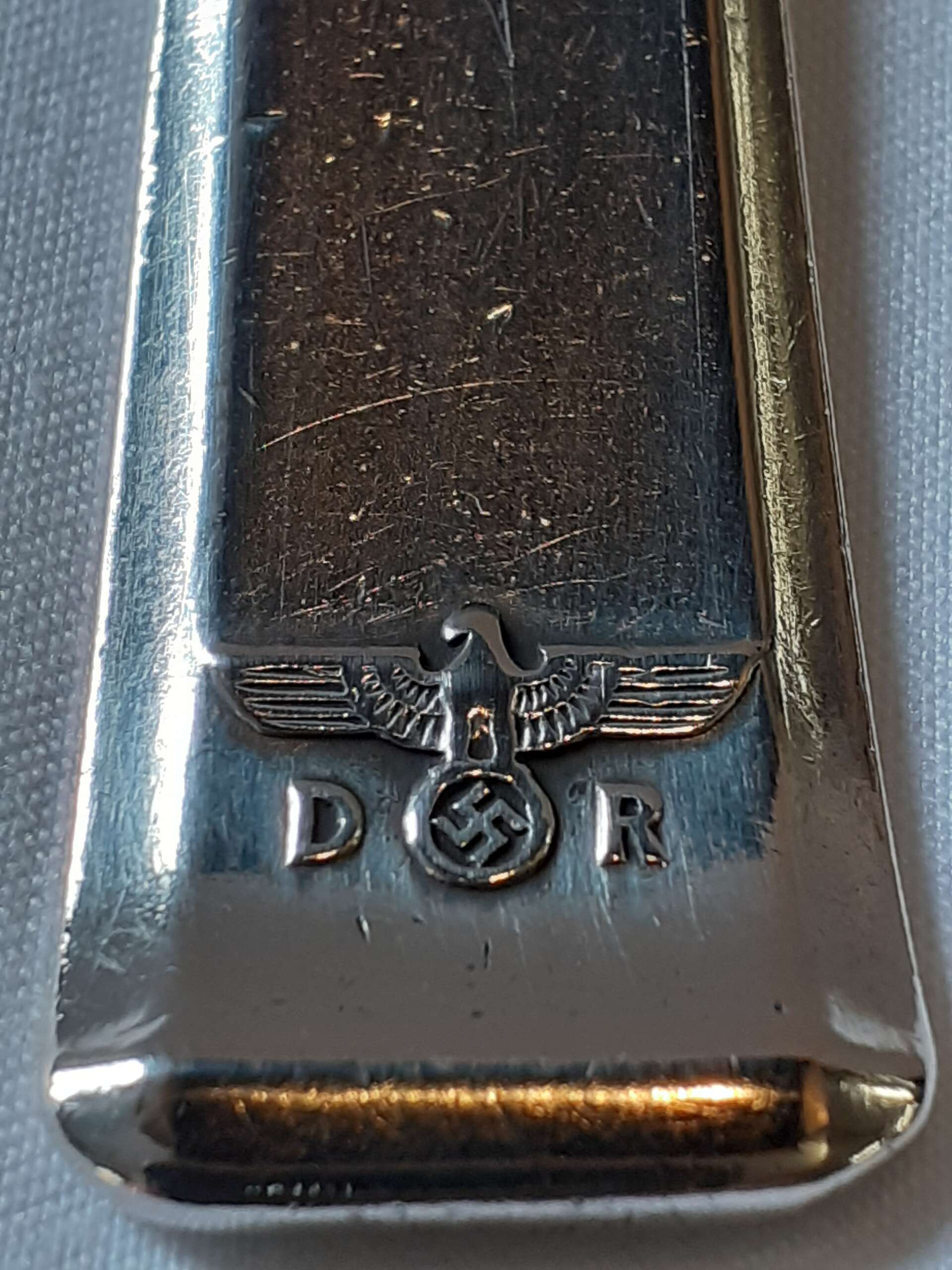 Bruckmann & Sohne Silver Dessert spoon from Heinrich Himmler`s Personal Wagon 10 ‘214’ - Image 9