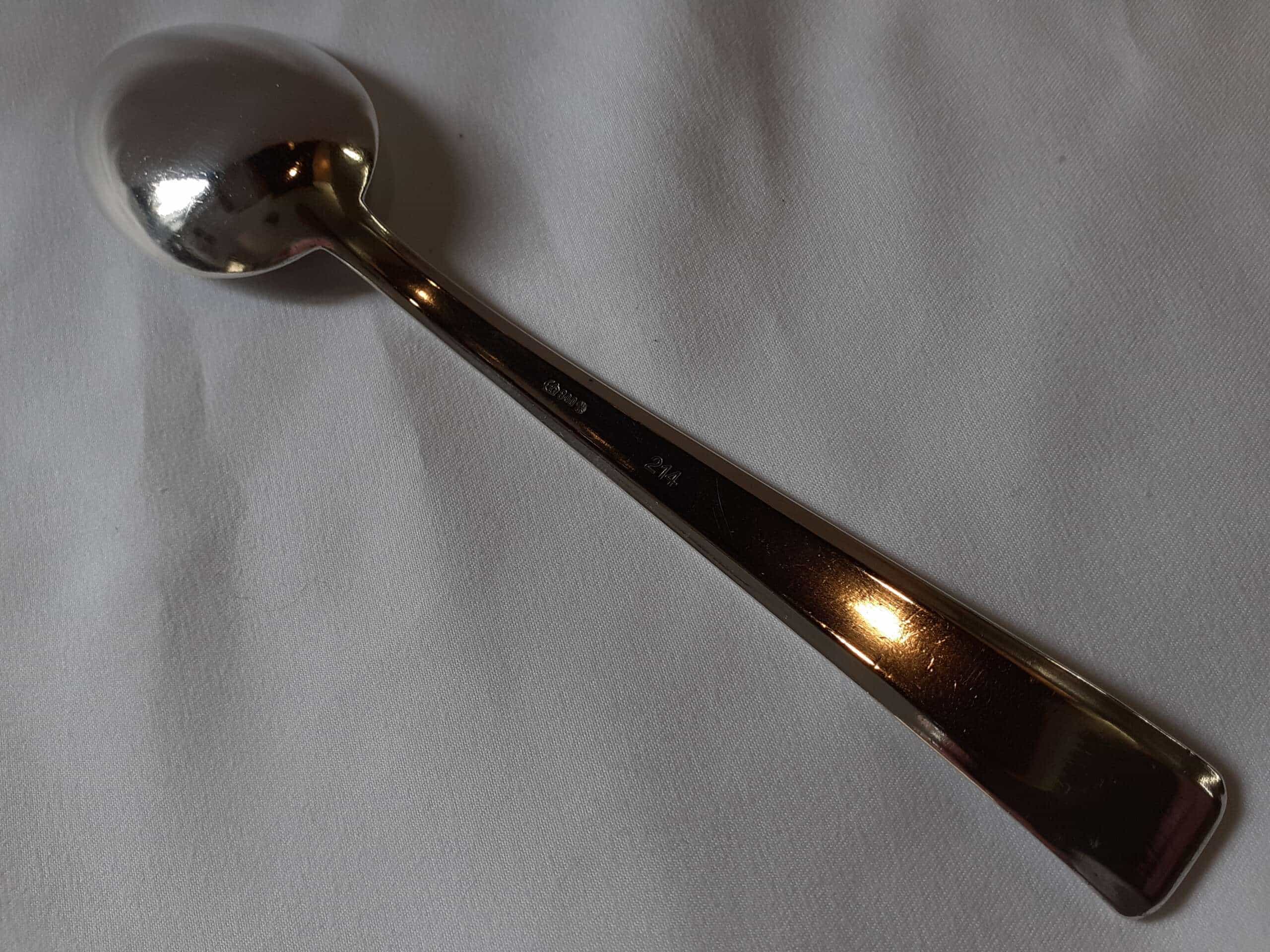 Bruckmann & Sohne Silver Dessert spoon from Heinrich Himmler`s Personal Wagon 10 ‘214’ - Image 8
