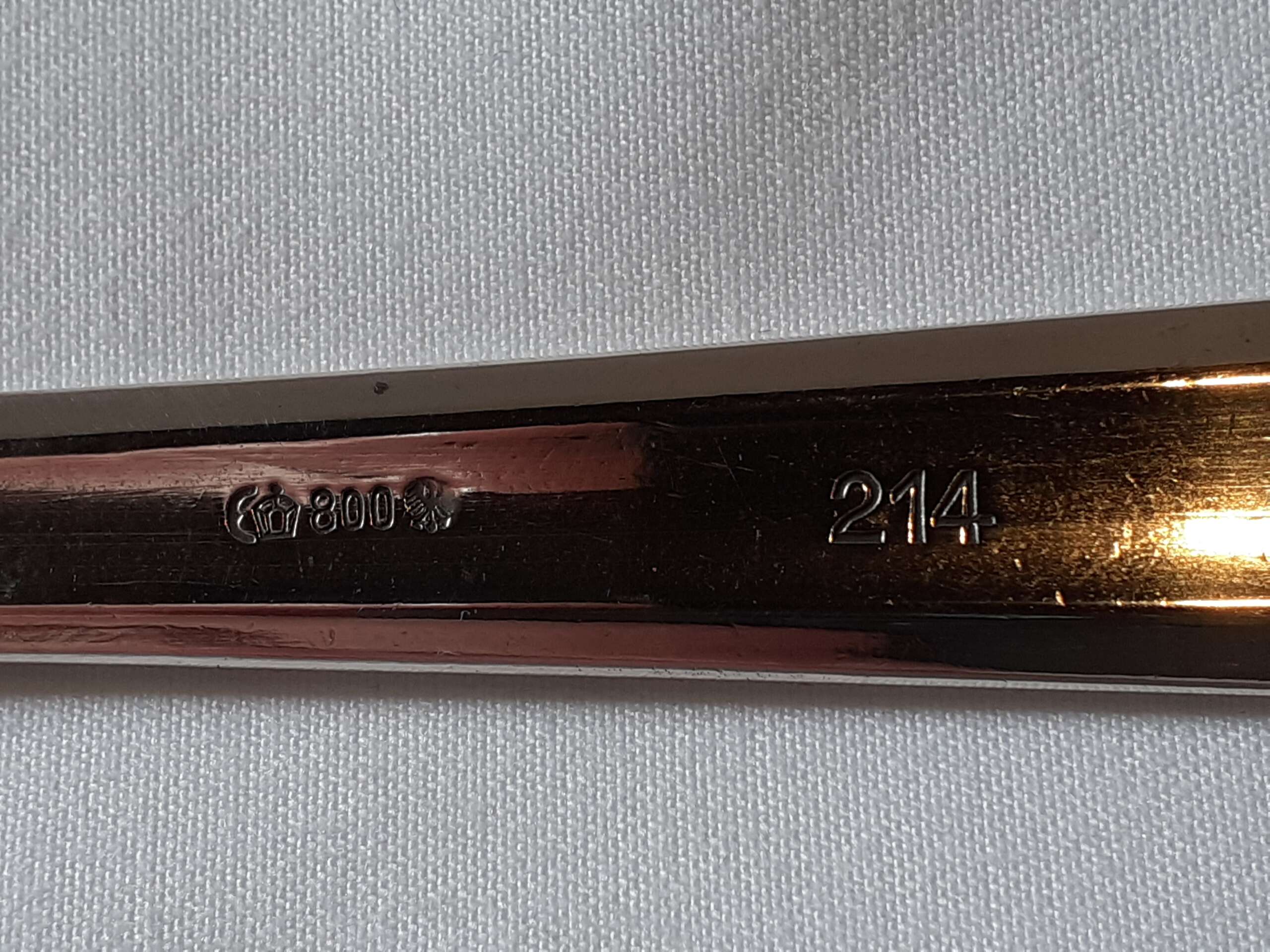 Bruckmann & Sohne Silver Dessert spoon from Heinrich Himmler`s Personal Wagon 10 ‘214’ - Image 6