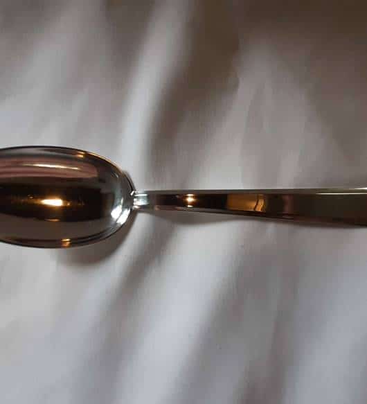 Bruckmann & Sohne Silver Dessert spoon from Heinrich Himmler`s Personal Wagon 10 ‘214’