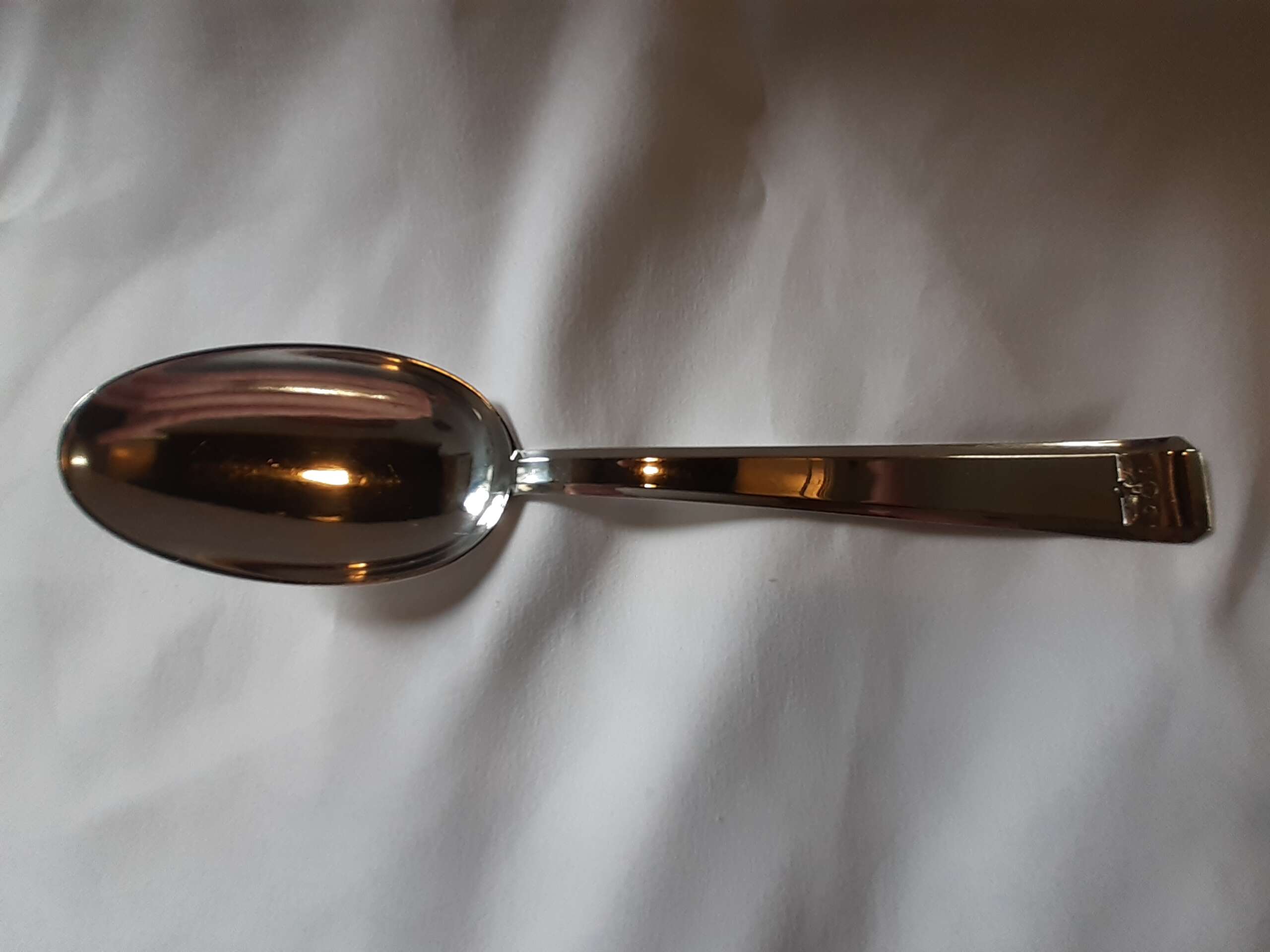 Bruckmann & Sohne Silver Dessert spoon from Heinrich Himmler`s Personal Wagon 10 ‘214’