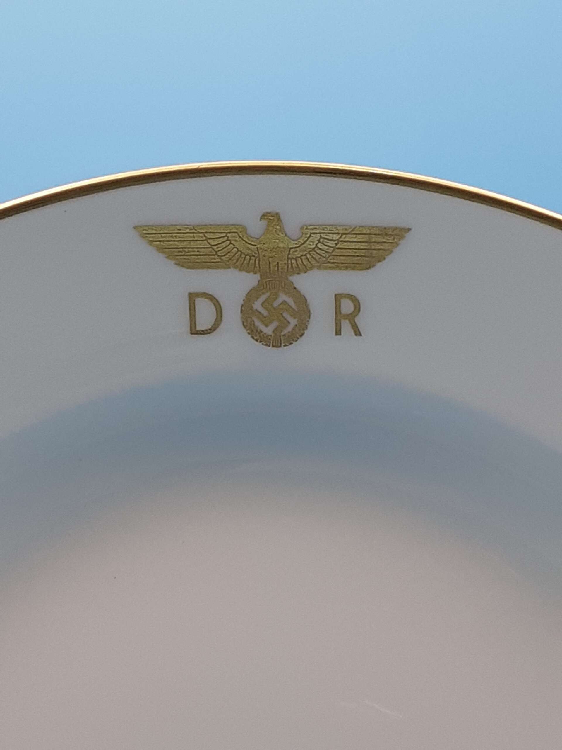 Nymphenburg Porcelain Soup Dish/Bowl from Hermann Göring’s Family Wagon 10 ‘205’ - Image 2