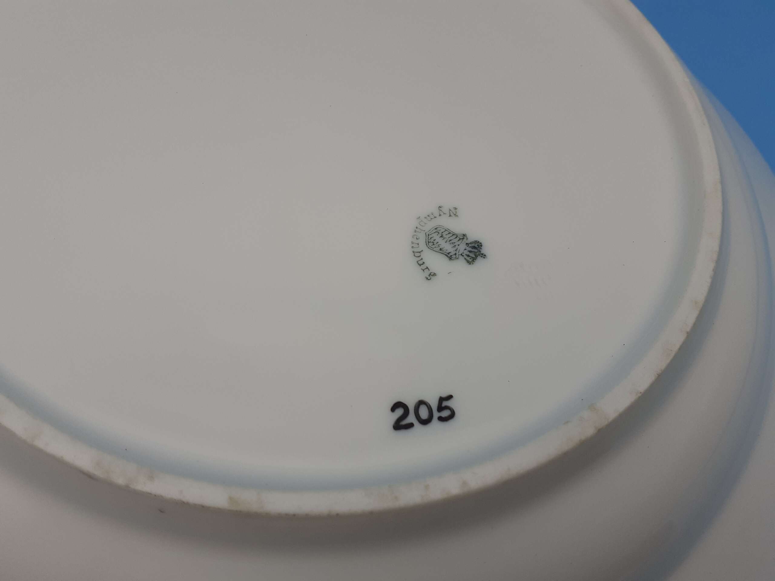 Nymphenburg Porcelain Soup Dish/Bowl from Hermann Göring’s Family Wagon 10 ‘205’ - Image 12