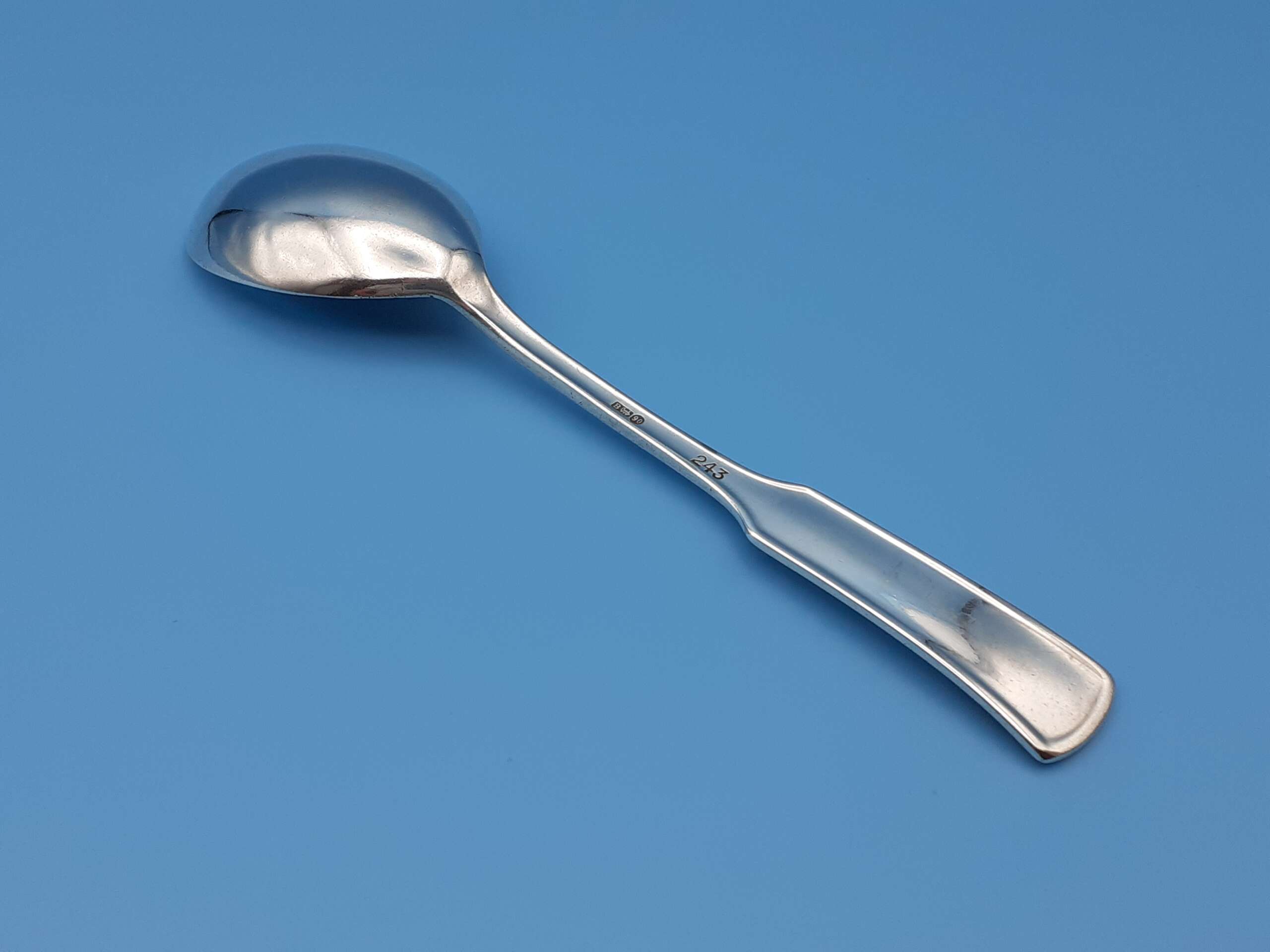 Bruckmann Silver Sugar spoon from Hermann Göring`s Dining Wagon 10 ‘243’ - Image 3