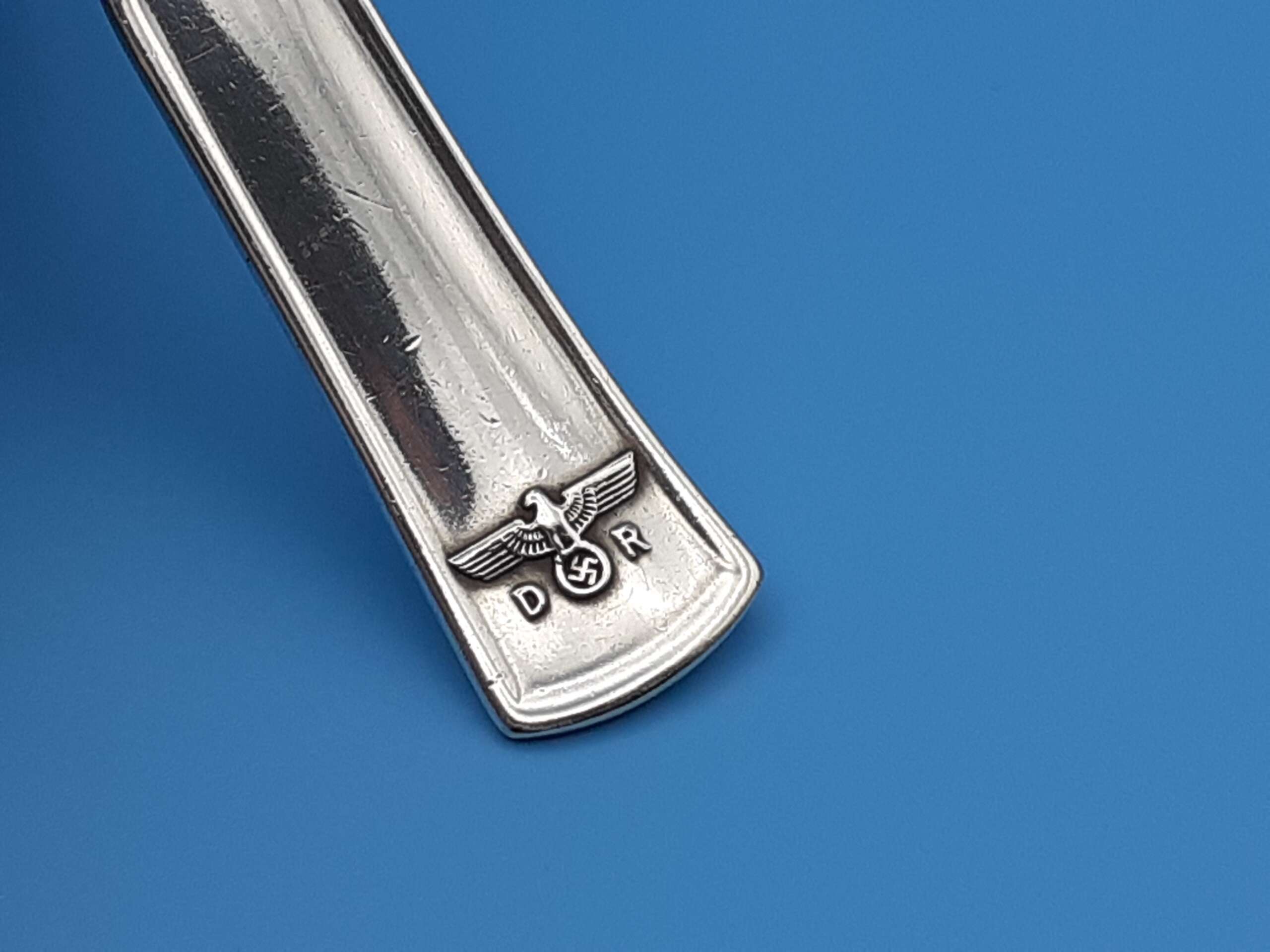 Bruckmann Silver Sugar spoon from Hermann Göring`s Dining Wagon 10 ‘243’ - Image 6