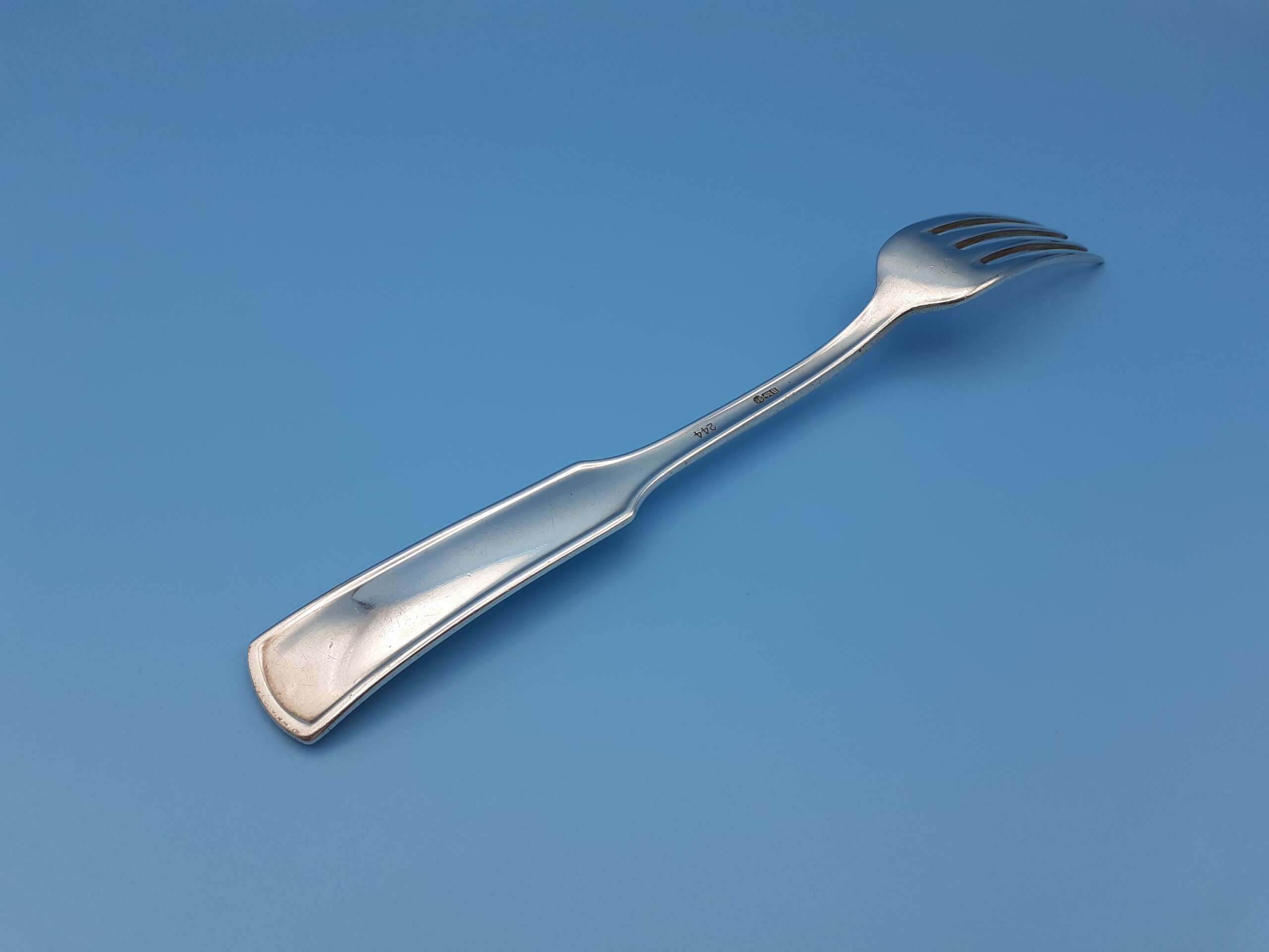 Bruckmann Silver Dinner Fork from Adolf Hitler`s Staff Dining Wagon 10 ‘244’ - Image 3