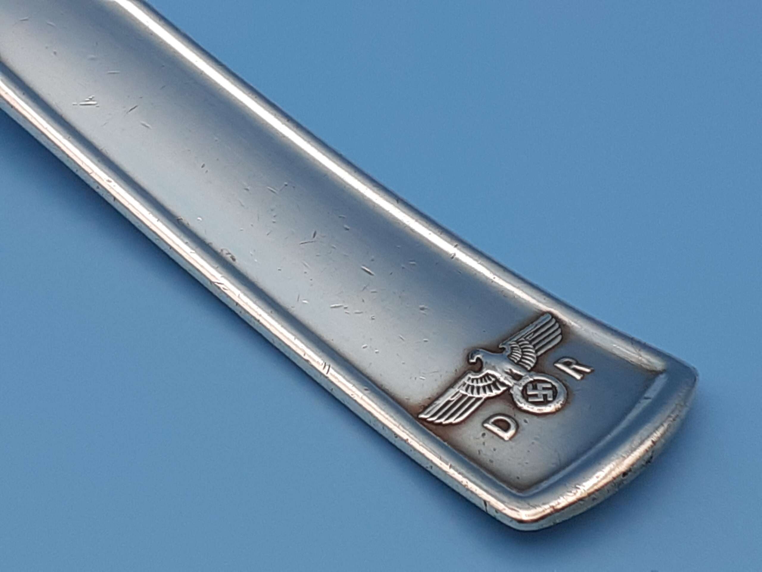 Bruckmann Silver Dinner Fork from Adolf Hitler`s Staff Dining Wagon 10 ‘244’ - Image 4