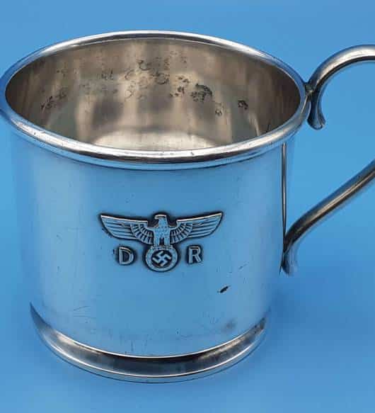 Bruckmann Silver 'ALPAKA' Demitasse Cup from Hermann Göring`s Dining Wagon 10 ‘243’