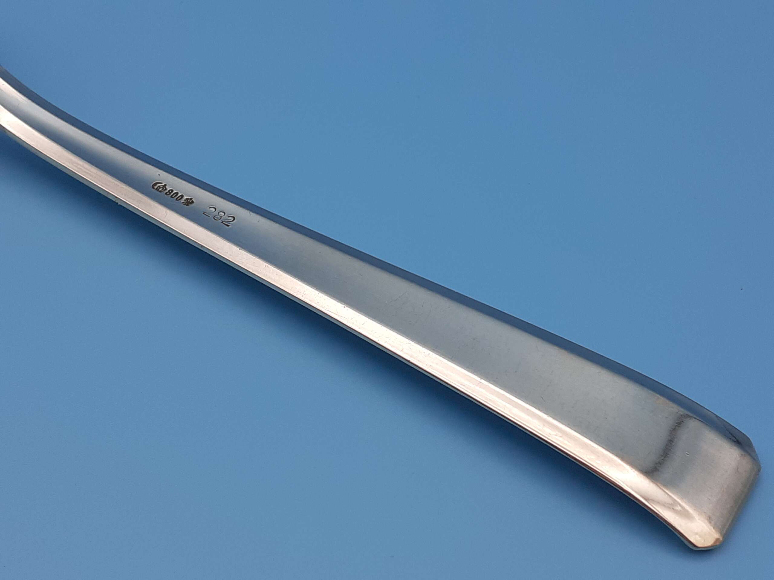 Bruckmann & Sohne Silver Dining Fork from Adolf Hitler`s Glass Observation Wagon 10 ‘282’ - Image 4