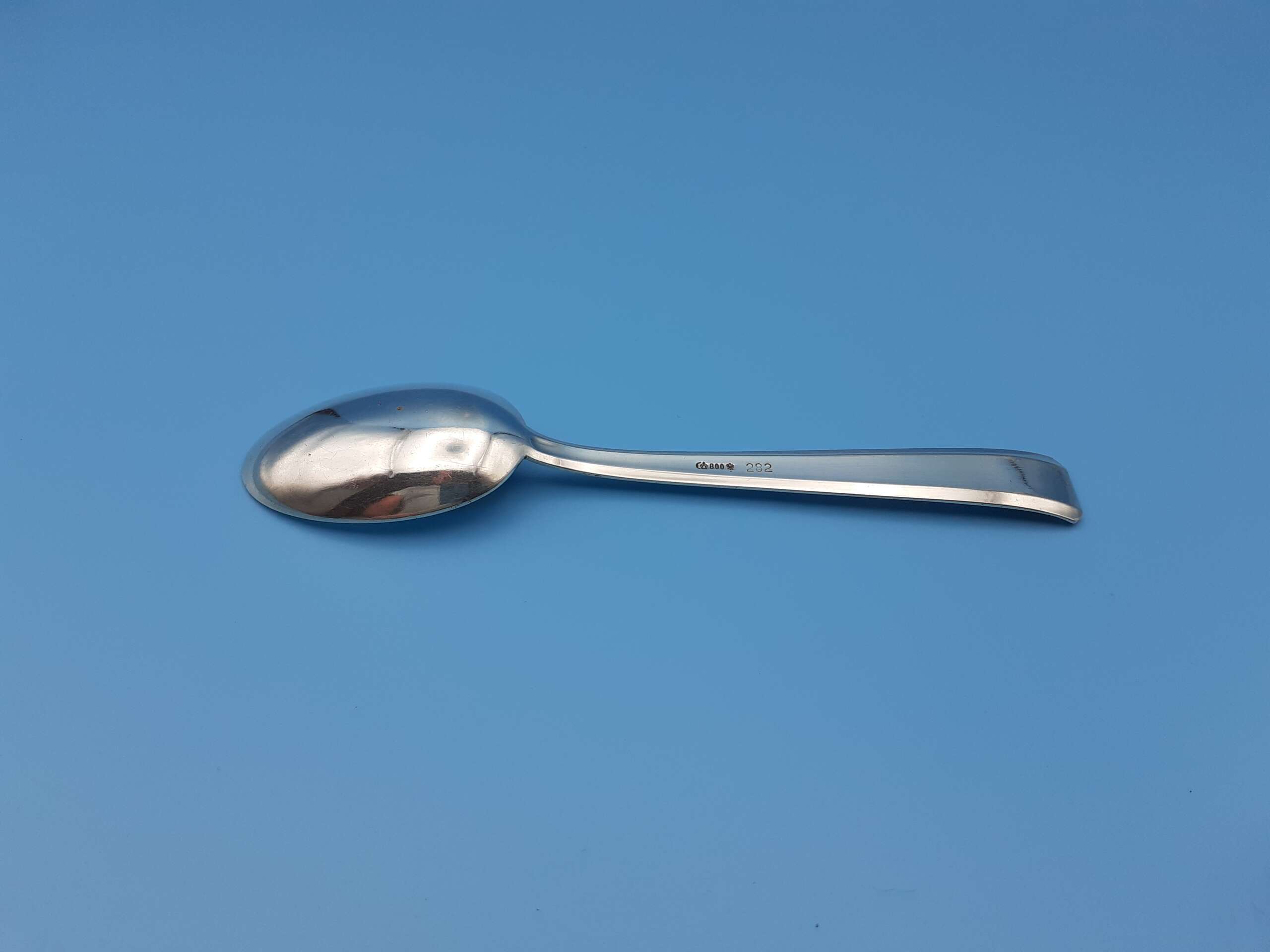 Bruckmann & Sohne Silver Dessert Spoon from Adolf Hitler`s Glass Observation Wagon 10 ‘282’ - Image 3