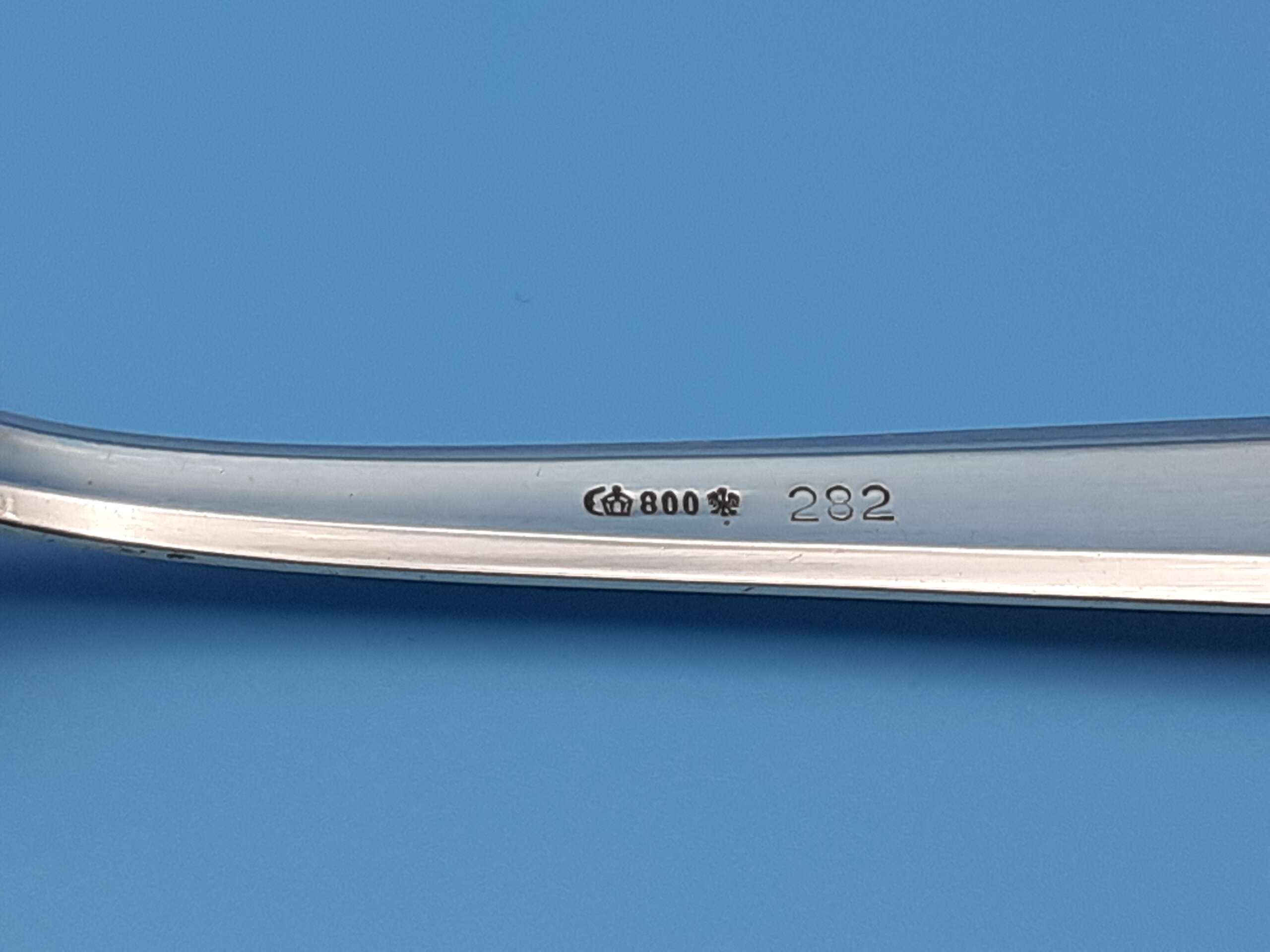 Bruckmann & Sohne Silver Dessert Spoon from Adolf Hitler`s Glass Observation Wagon 10 ‘282’ - Image 4