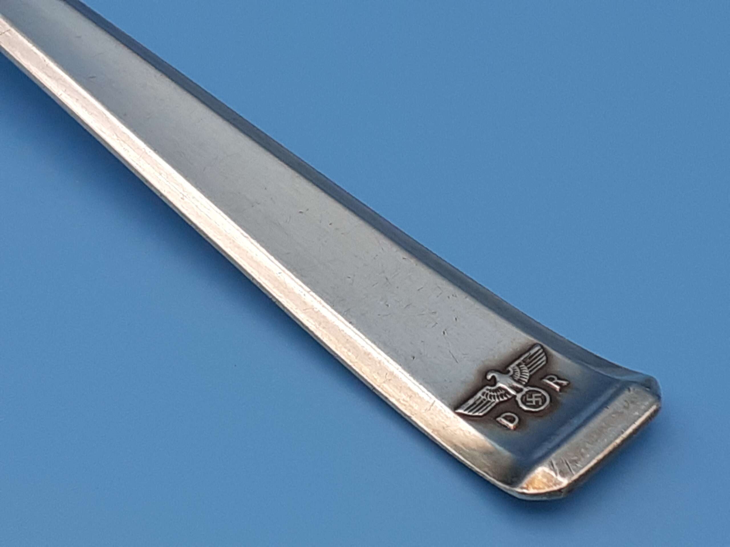 Bruckmann & Sohne Silver Dessert Spoon from Adolf Hitler`s Glass Observation Wagon 10 ‘282’ - Image 5