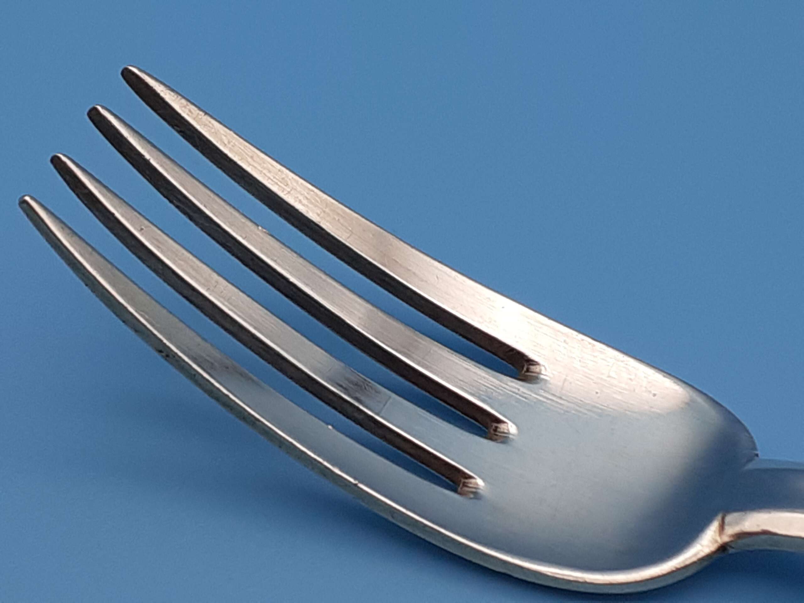 Bruckmann & Sohne Silver Dessert Fork from Adolf Hitler`s Glass Observation Wagon 10 ‘282’ - Image 6