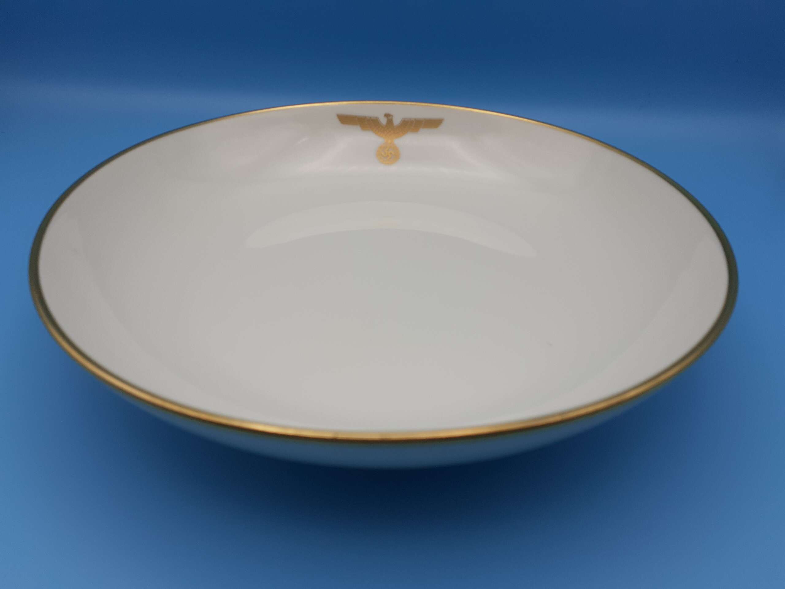 Nymphenburg Porcelain Soup Bowl from Adolf Hitler`s personal Formal Tableware at the Deutscher Hof