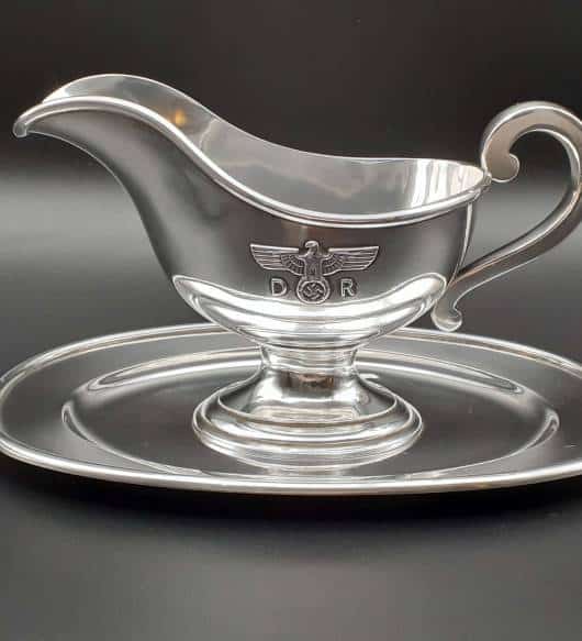 Bruckmann Silver Individual Gravy Boat from Hermann Göring`s Dining Wagon 10 ‘243’