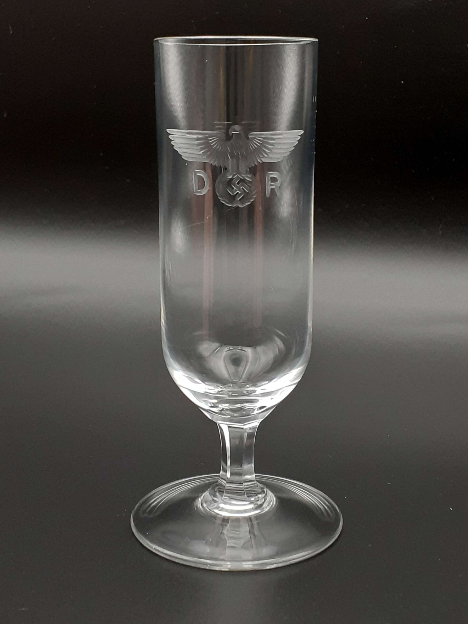 Deutsche Reichsbahn Short Stem Champagne shot Glass Flute