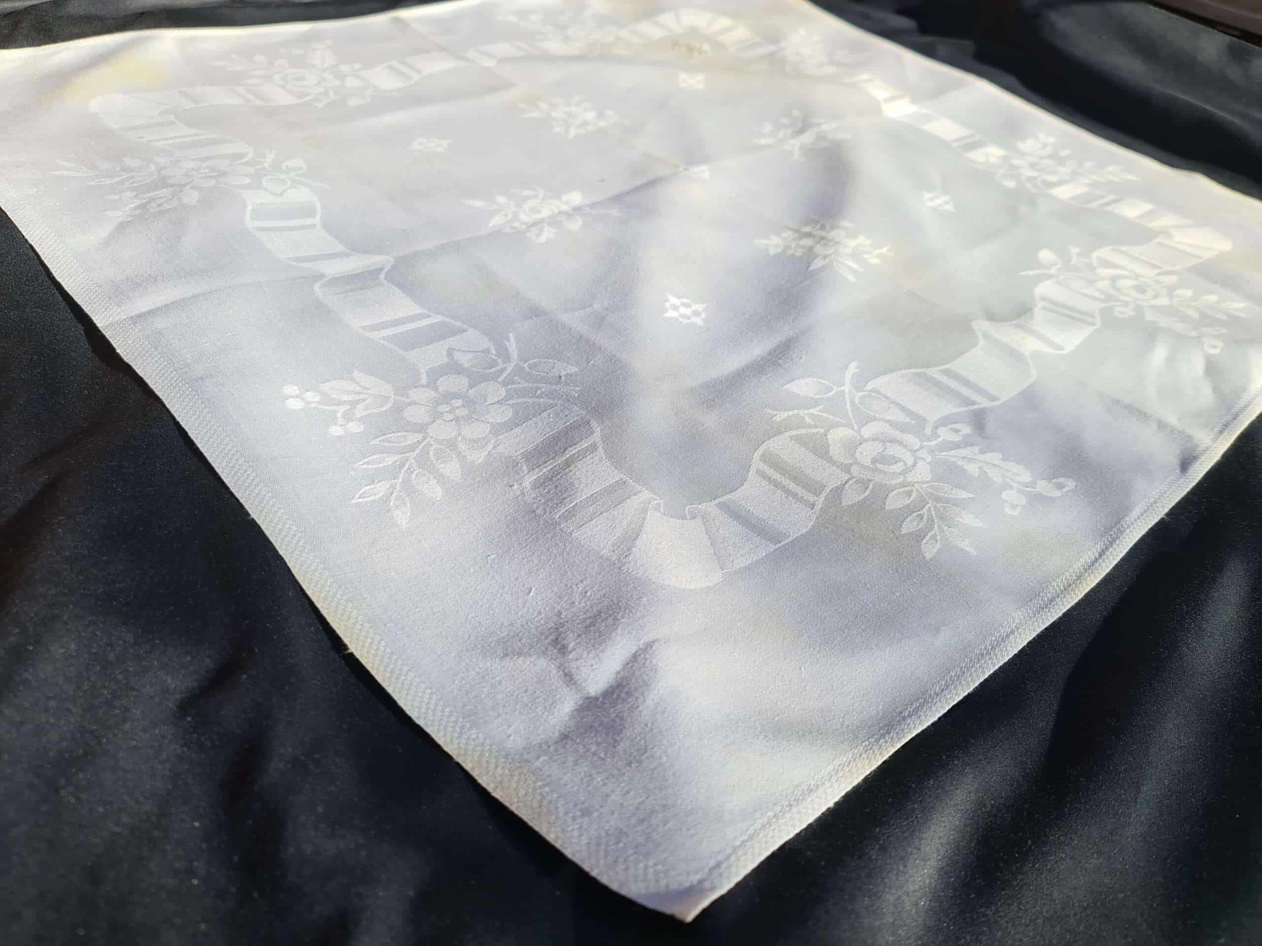 Adolf Hitler Floral & Ribbon Pattern Formal NapkinĀ from The Berghof - Image 7