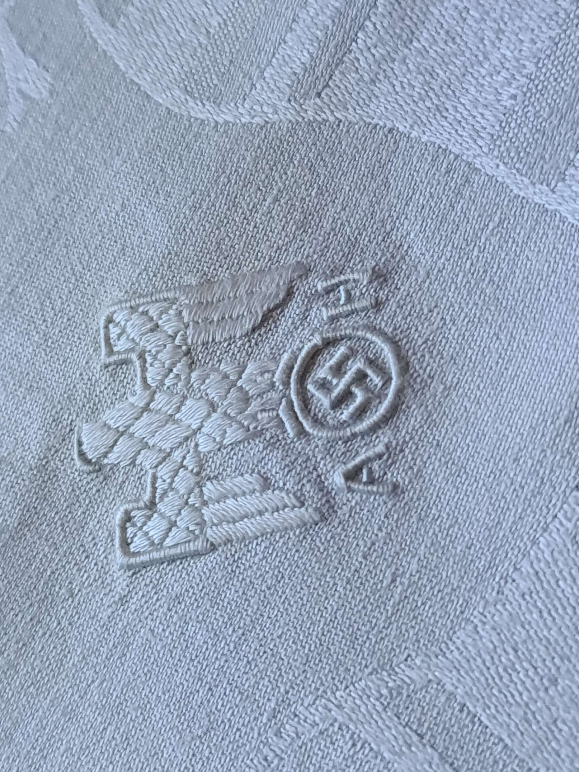 Adolf Hitler Floral & Ribbon Pattern Formal NapkinĀ from The Berghof - Image 3