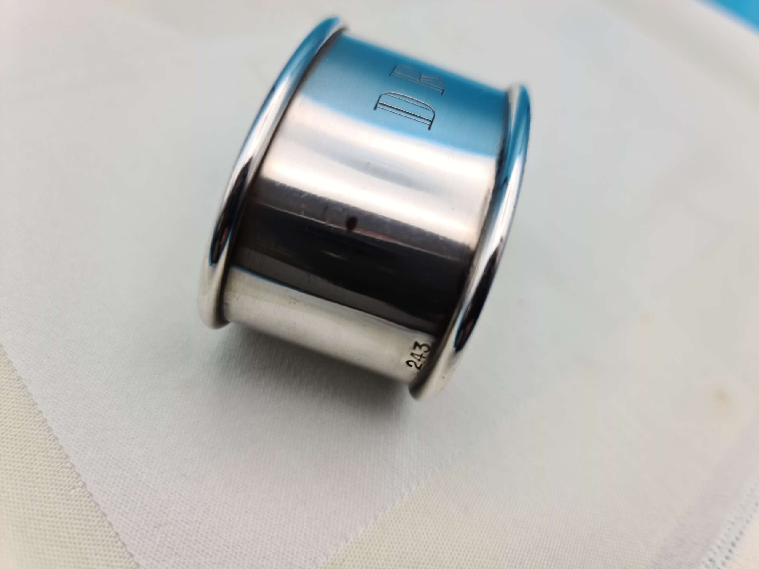 Deutsche Reichsbahn Formal Napkin & Silver Napkin Ring Set from Hermann Göring`s Dining Wagon 10 ‘243’ - Image 11