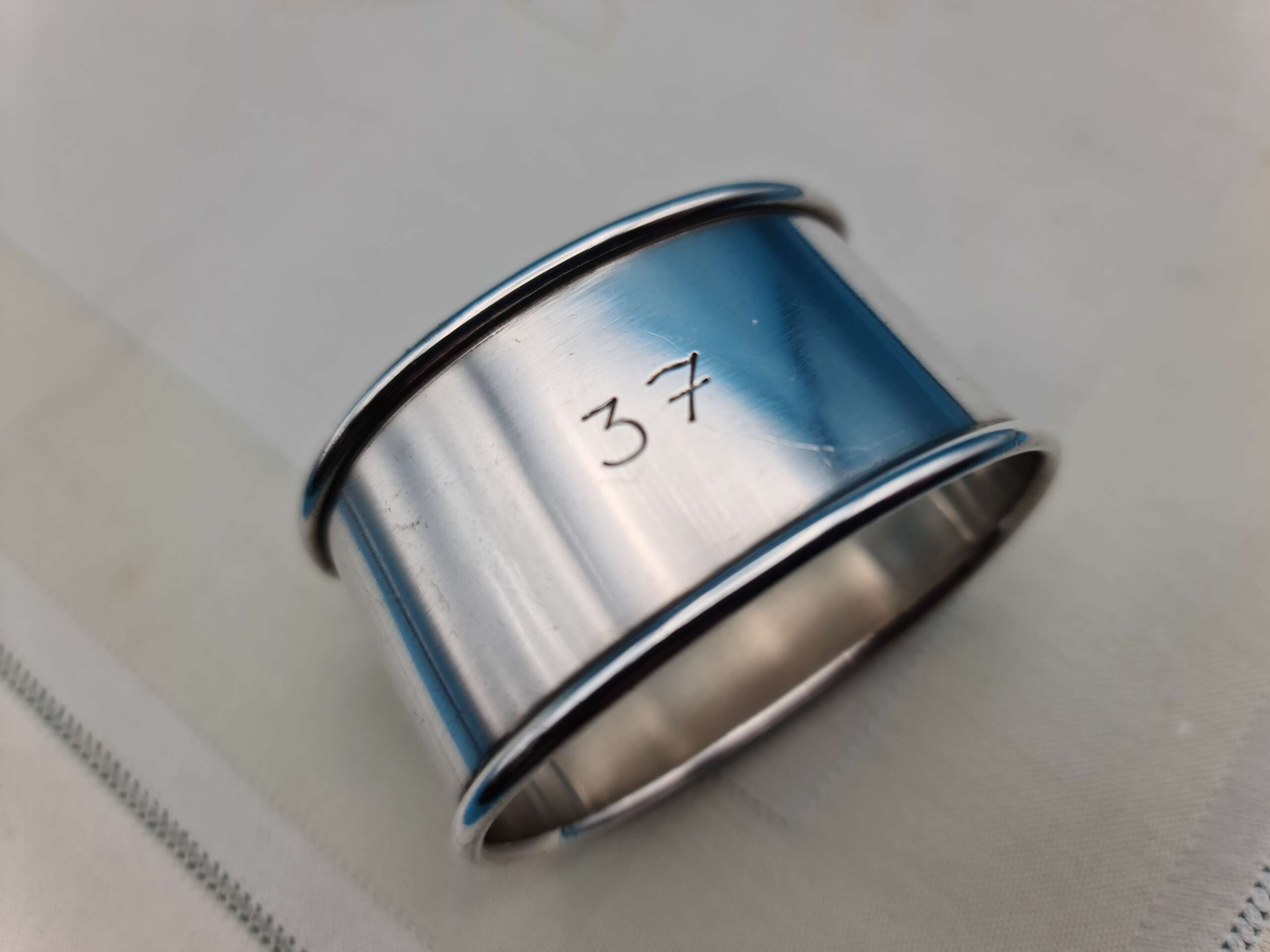 Deutsche Reichsbahn Formal Napkin & Silver Napkin Ring Set from Hermann Göring`s Dining Wagon 10 ‘243’ - Image 13