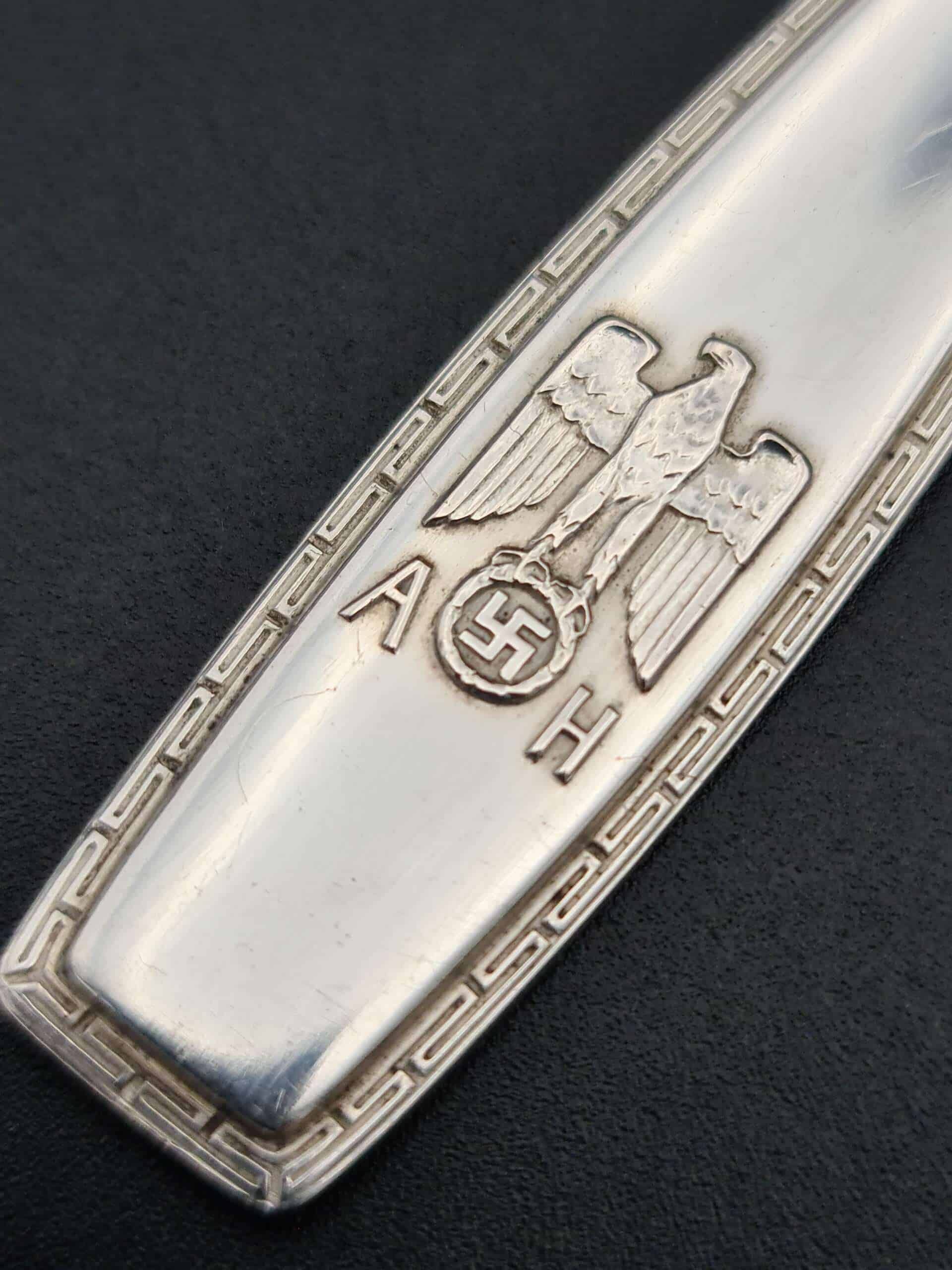 Adolf Hitler Silver Formal Oyster Fork from The Berghof - Image 3