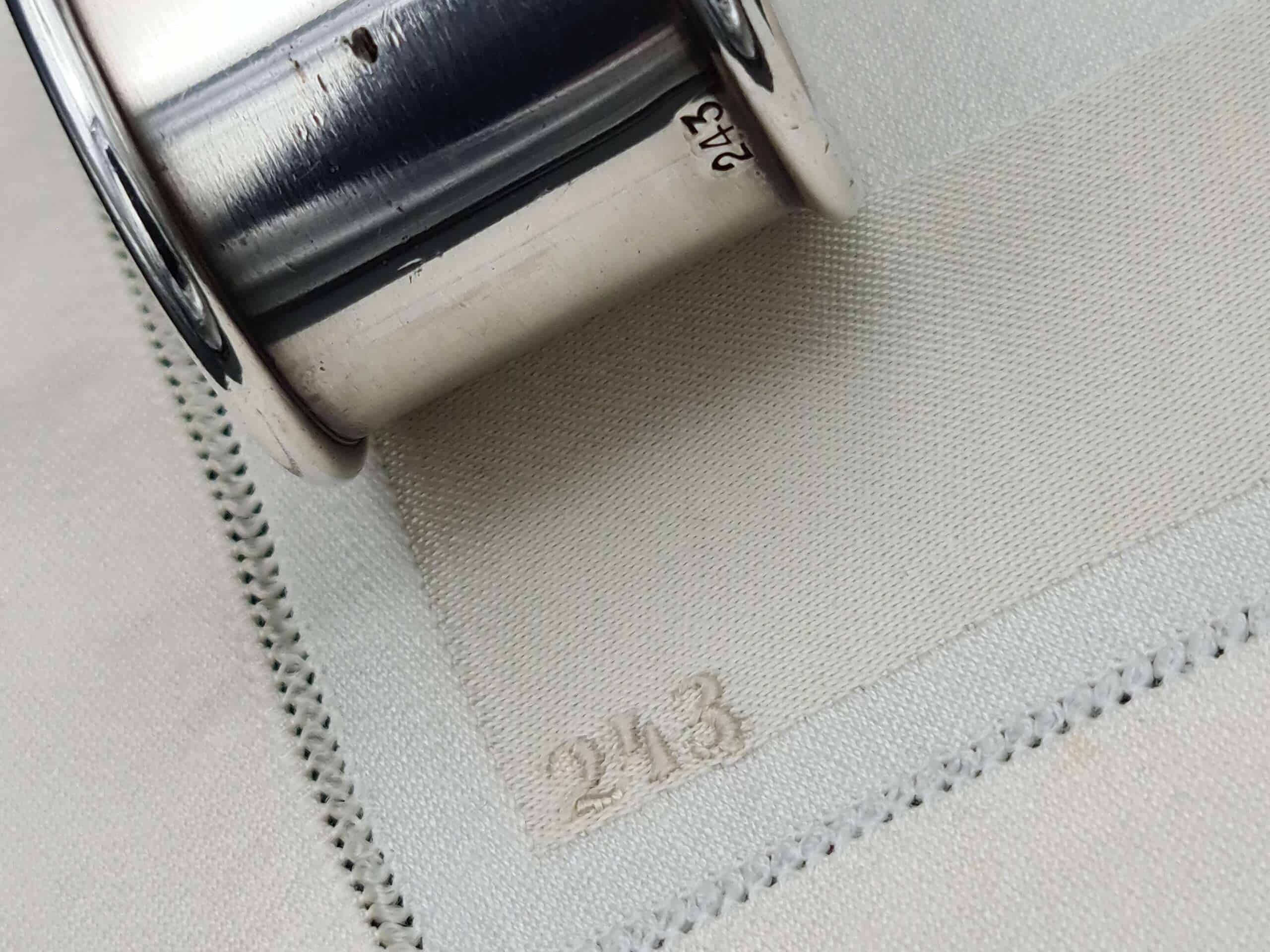 Deutsche Reichsbahn Formal Napkin & Silver Napkin Ring Set from Hermann Göring`s Dining Wagon 10 ‘243’ - Image 20