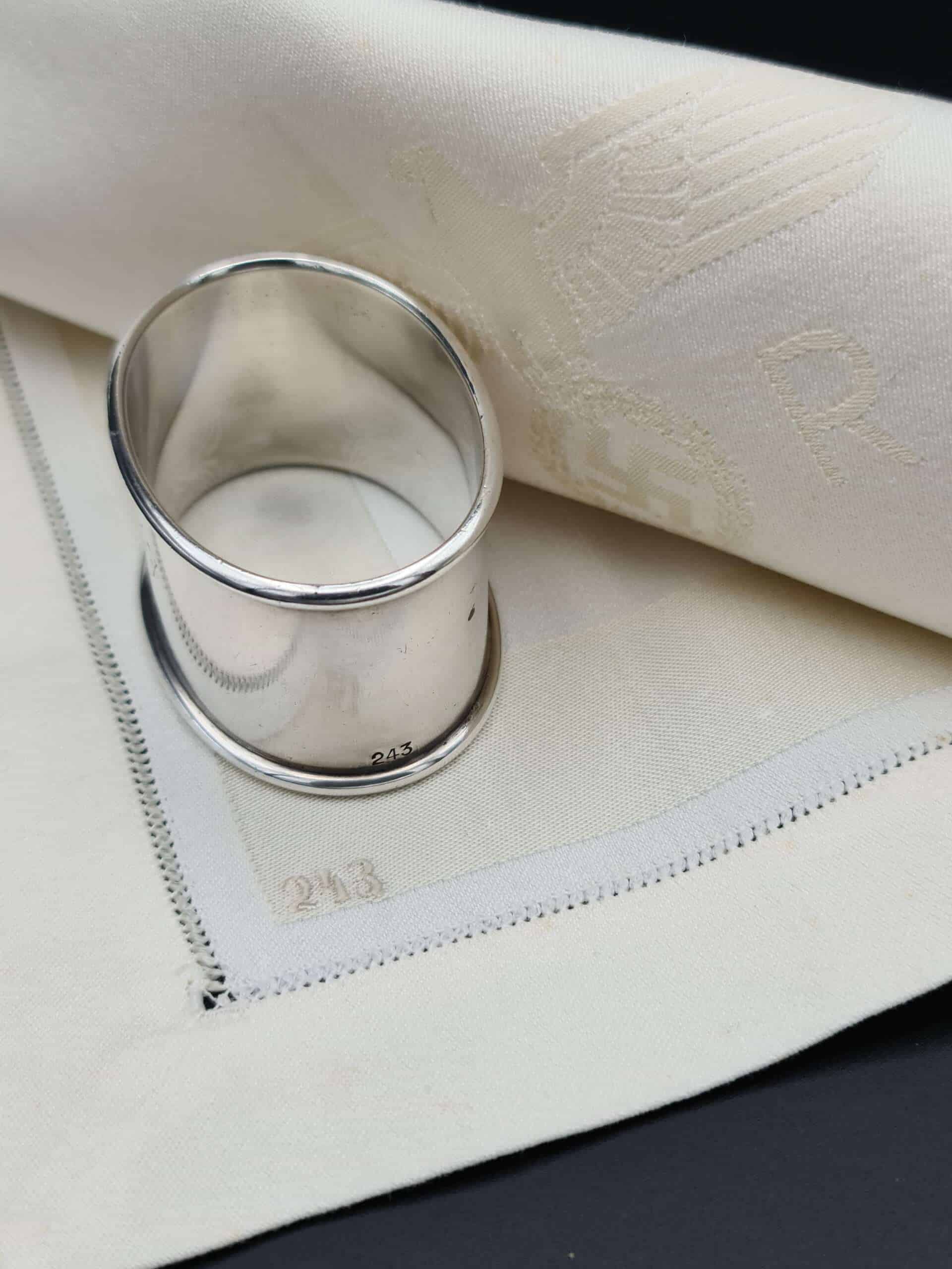 Deutsche Reichsbahn Formal Napkin & Silver Napkin Ring Set from Hermann Göring`s Dining Wagon 10 ‘243’ - Image 22