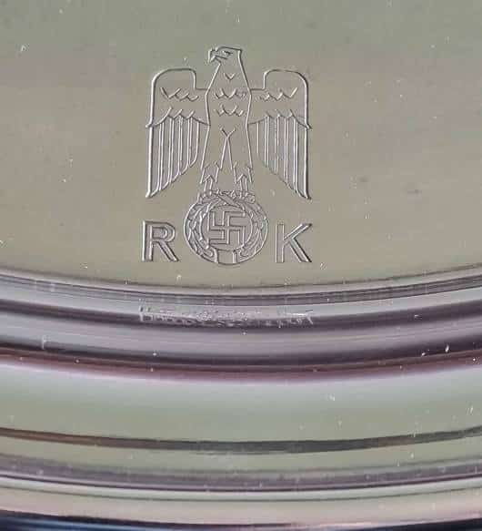 Large Silver Oval Serving Tray from The New Reich Chancellery