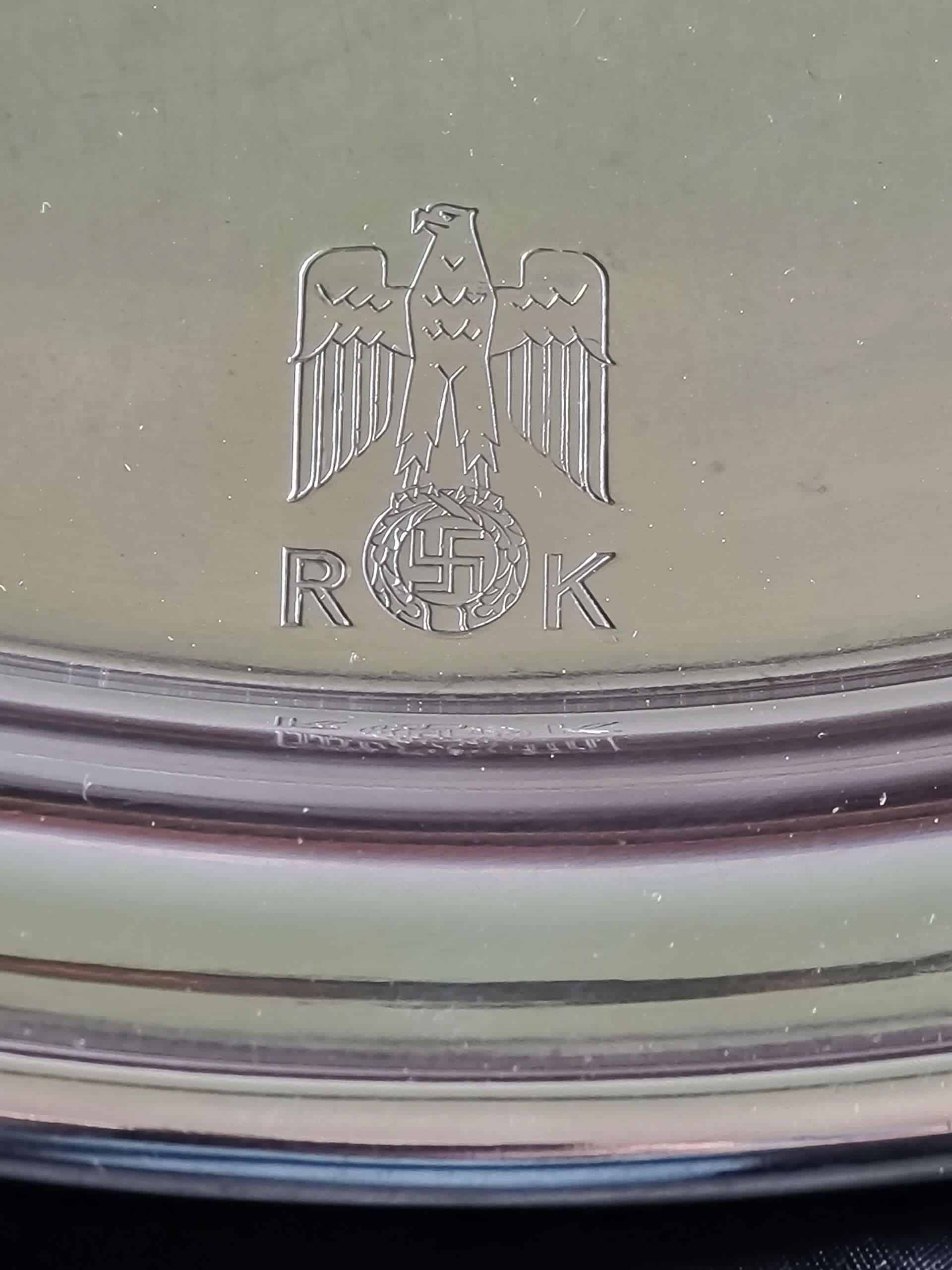 Large Silver Oval Serving Tray from The New Reich Chancellery