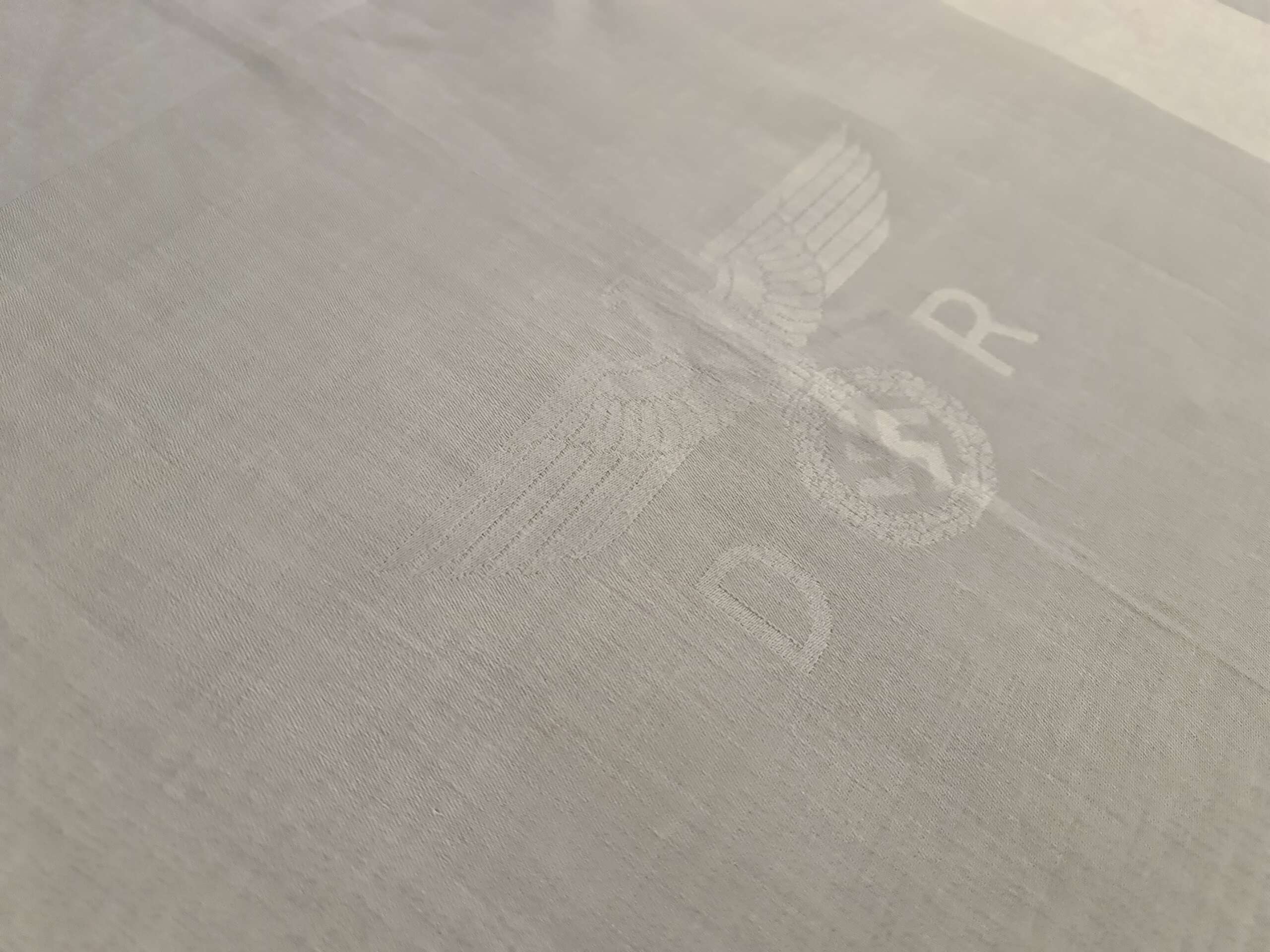 Deutsche Reichsbahn Informal Linen Napkin from Hermann Göring`s First Dining Wagon 10 ‘241’ (Larger size) - Image 4