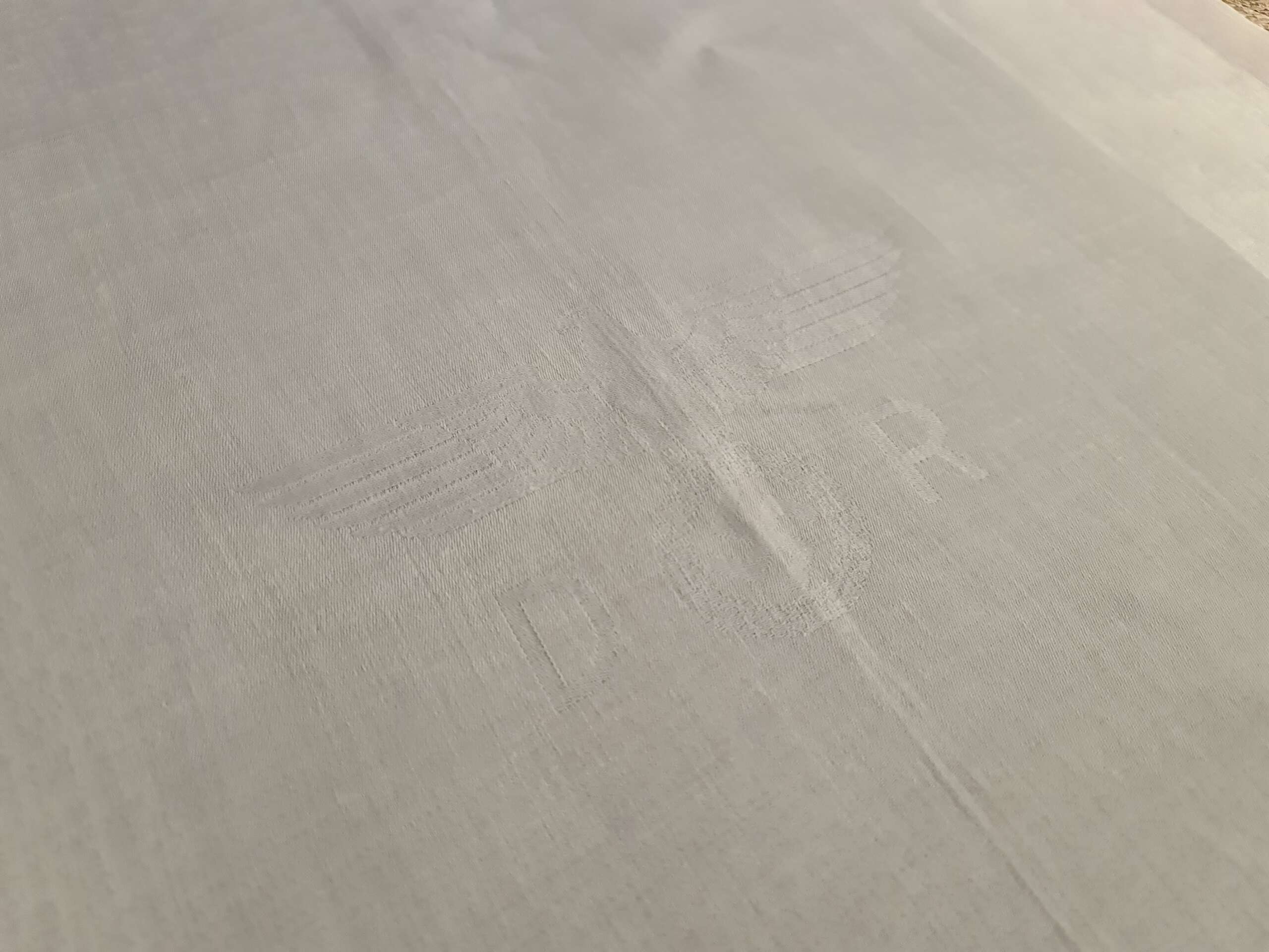 Deutsche Reichsbahn Informal Linen Napkin from Hermann Göring`s First Dining Wagon 10 ‘241’ (Larger size) - Image 5