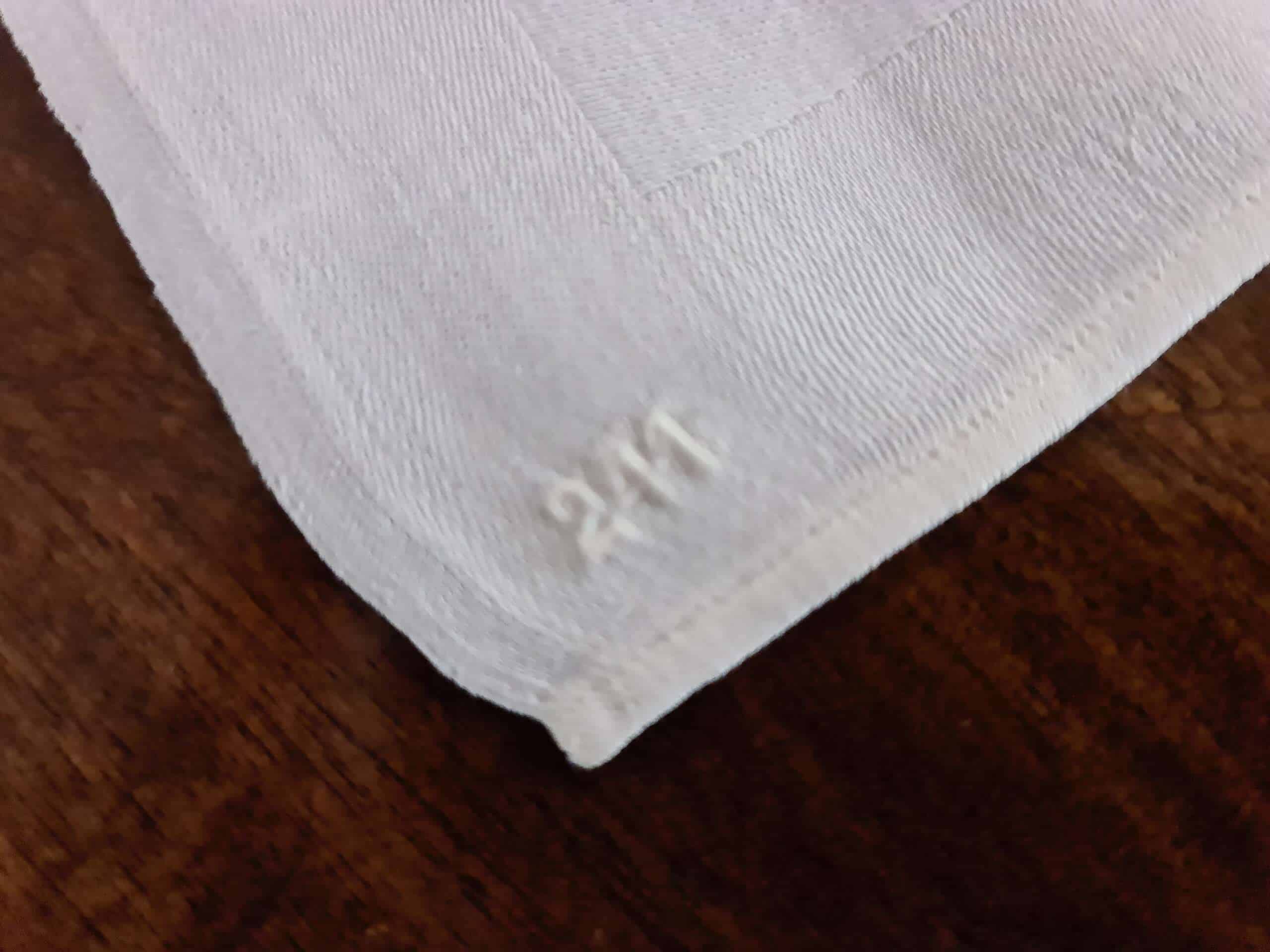 Deutsche Reichsbahn Informal Linen Napkin from Hermann Göring`s First Dining Wagon 10 ‘241’ (Larger size) - Image 6