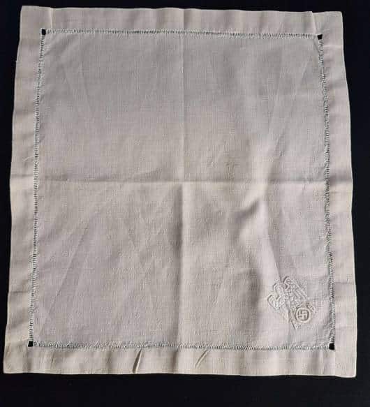 Adolf Hitler Informal Napkin from The Berghof (#4)