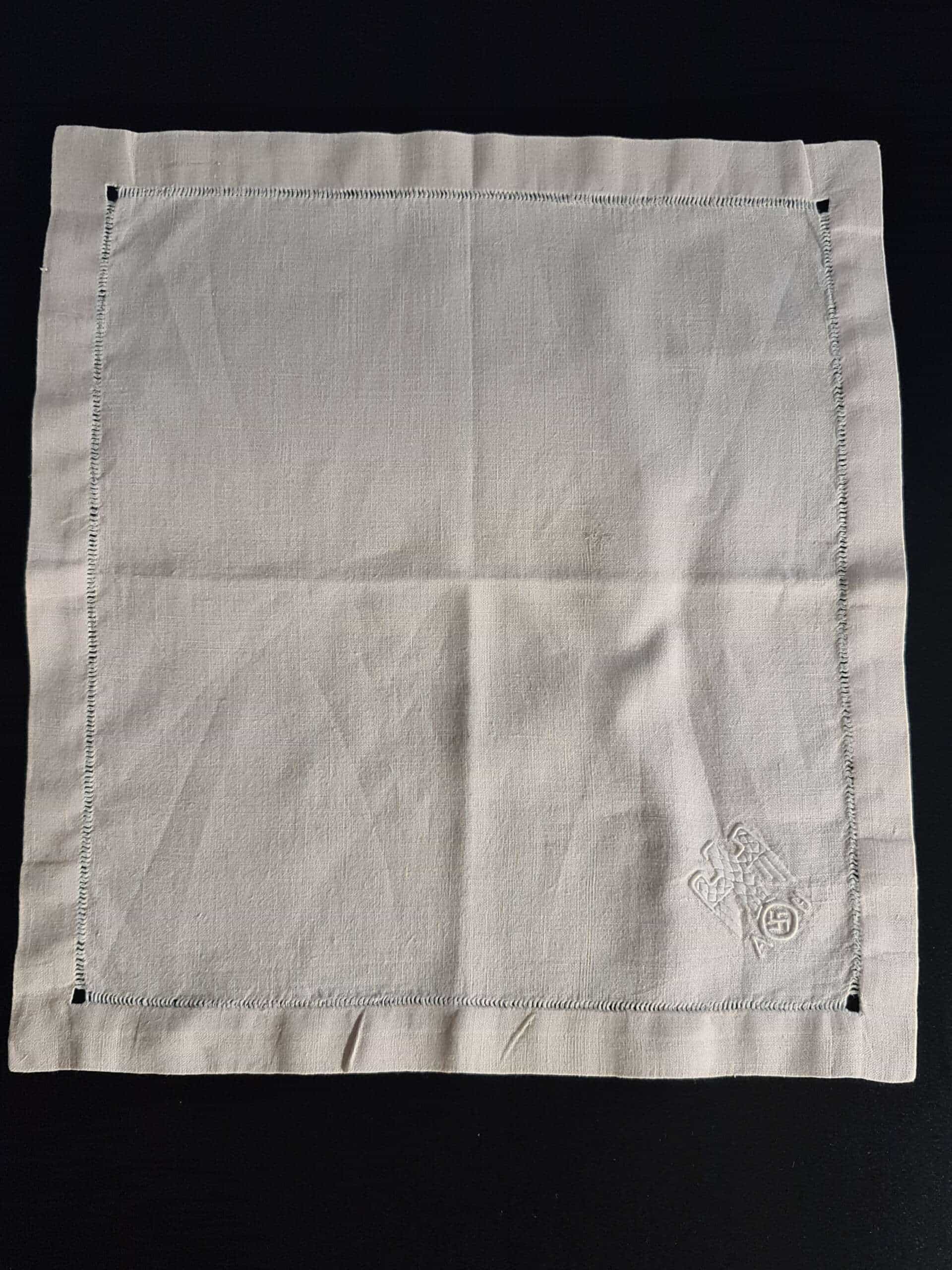 Adolf Hitler Informal Napkin from The Berghof (#4)