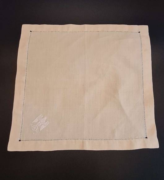 Adolf Hitler Informal Napkin from The Berghof (#2)