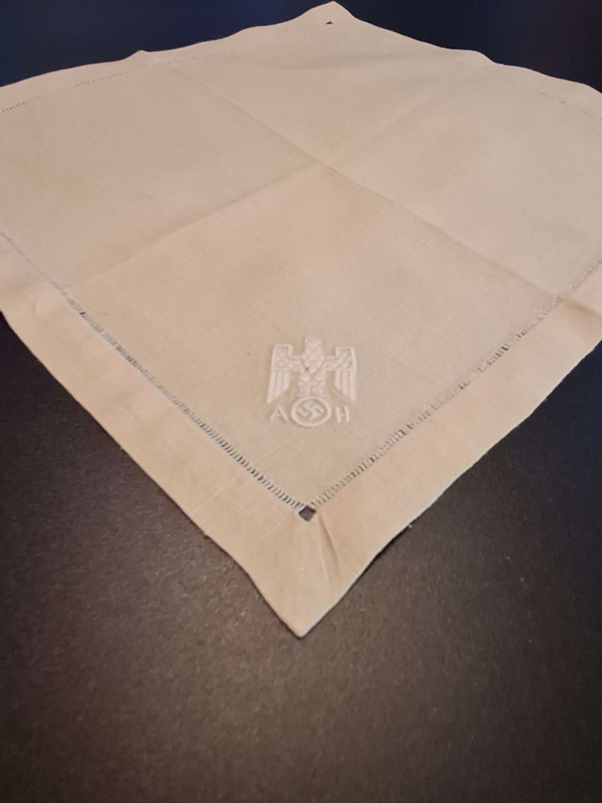 Adolf Hitler Informal Napkin from The Berghof (#1) - Image 4