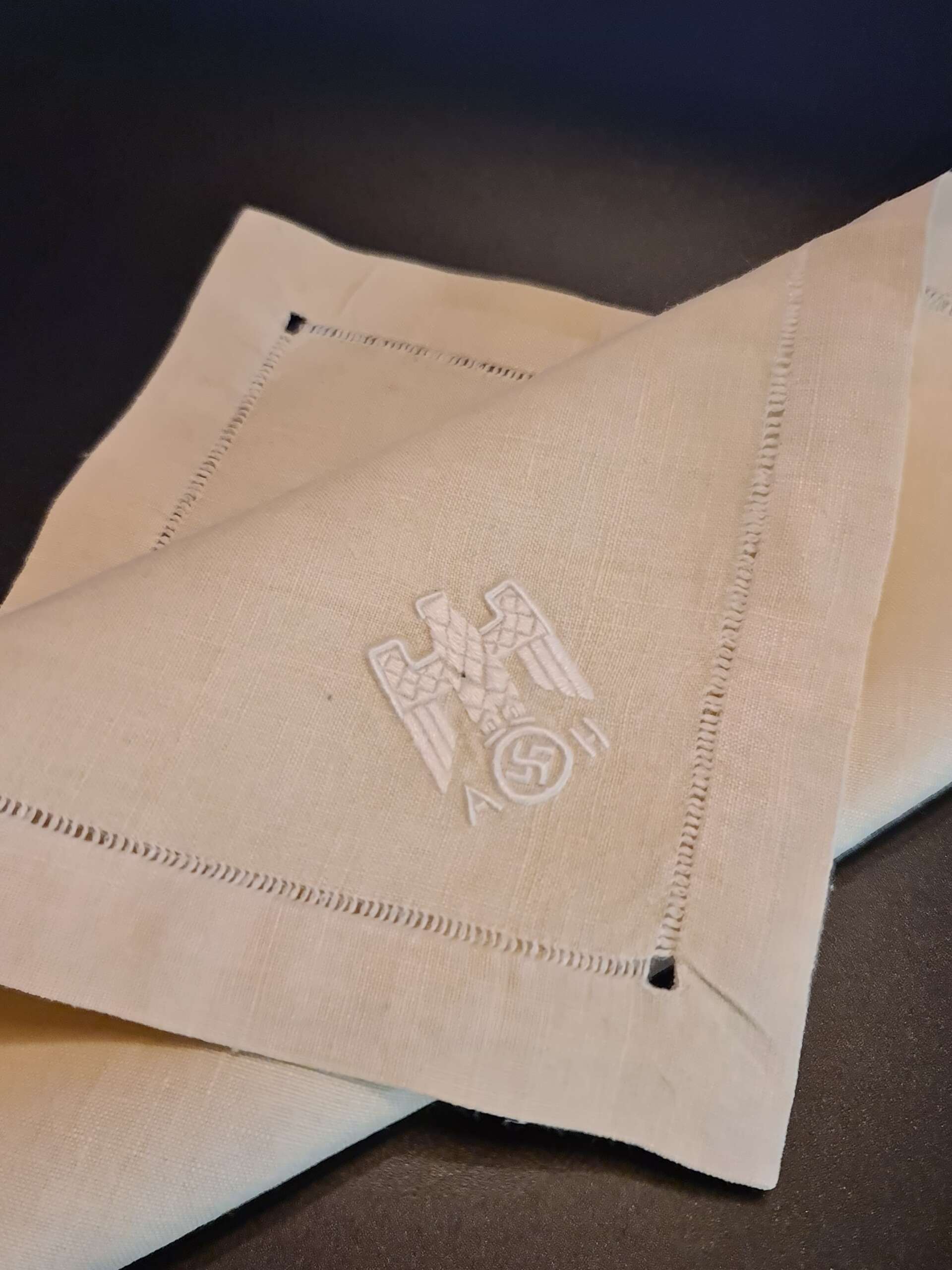 Adolf Hitler Informal Napkin from The Berghof (#1)
