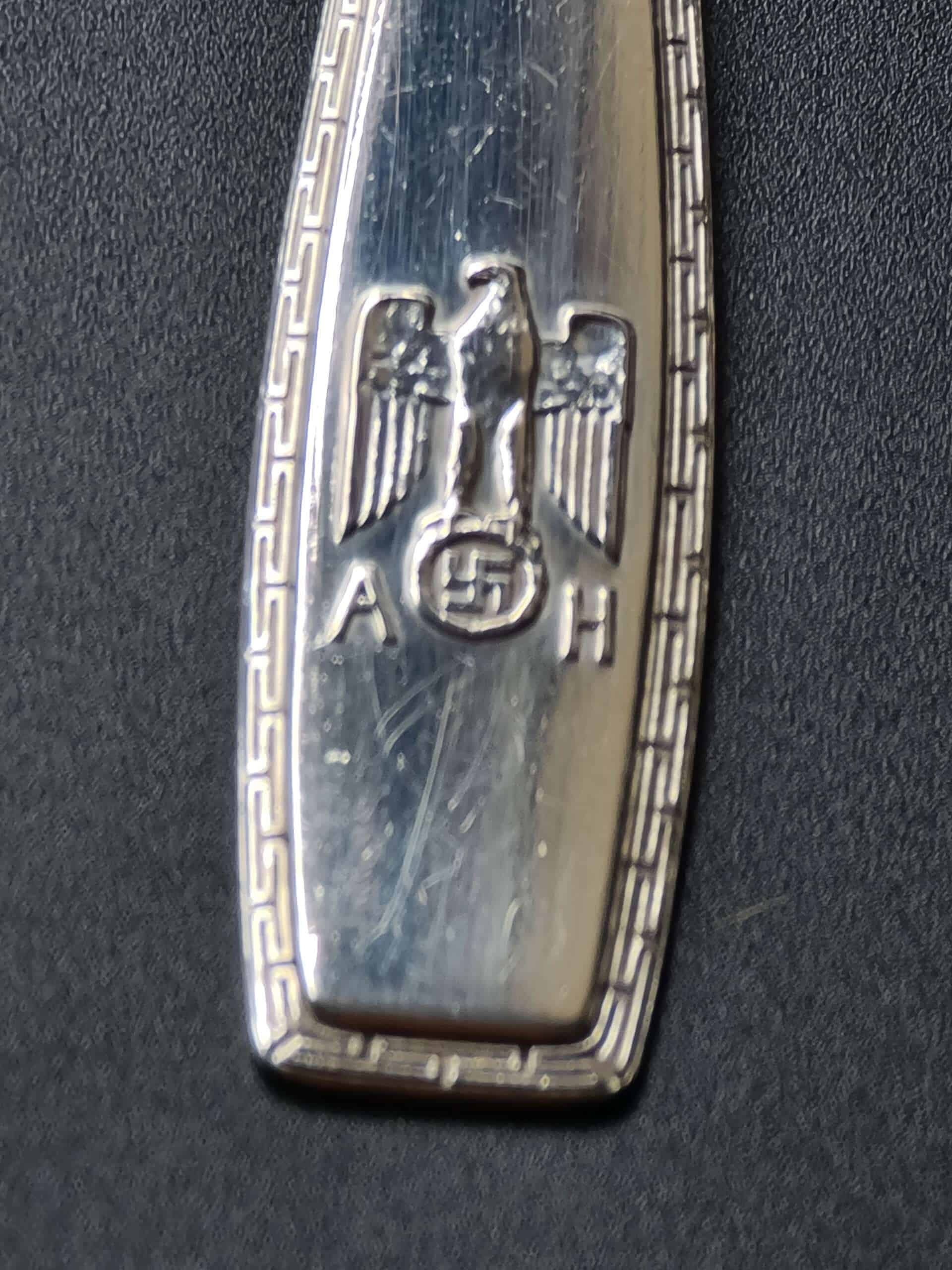 Adolf Hitler Silver Formal Dinner Spoon from The Berghof - Image 3