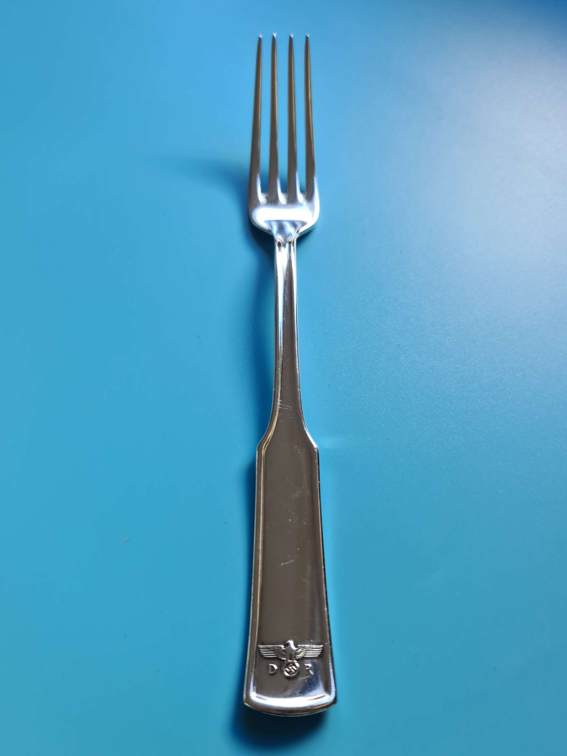 Bruckmann Silver Dinner Fork from Hermann Göring’s Dining Wagon 10 ‘243’ - Image 2
