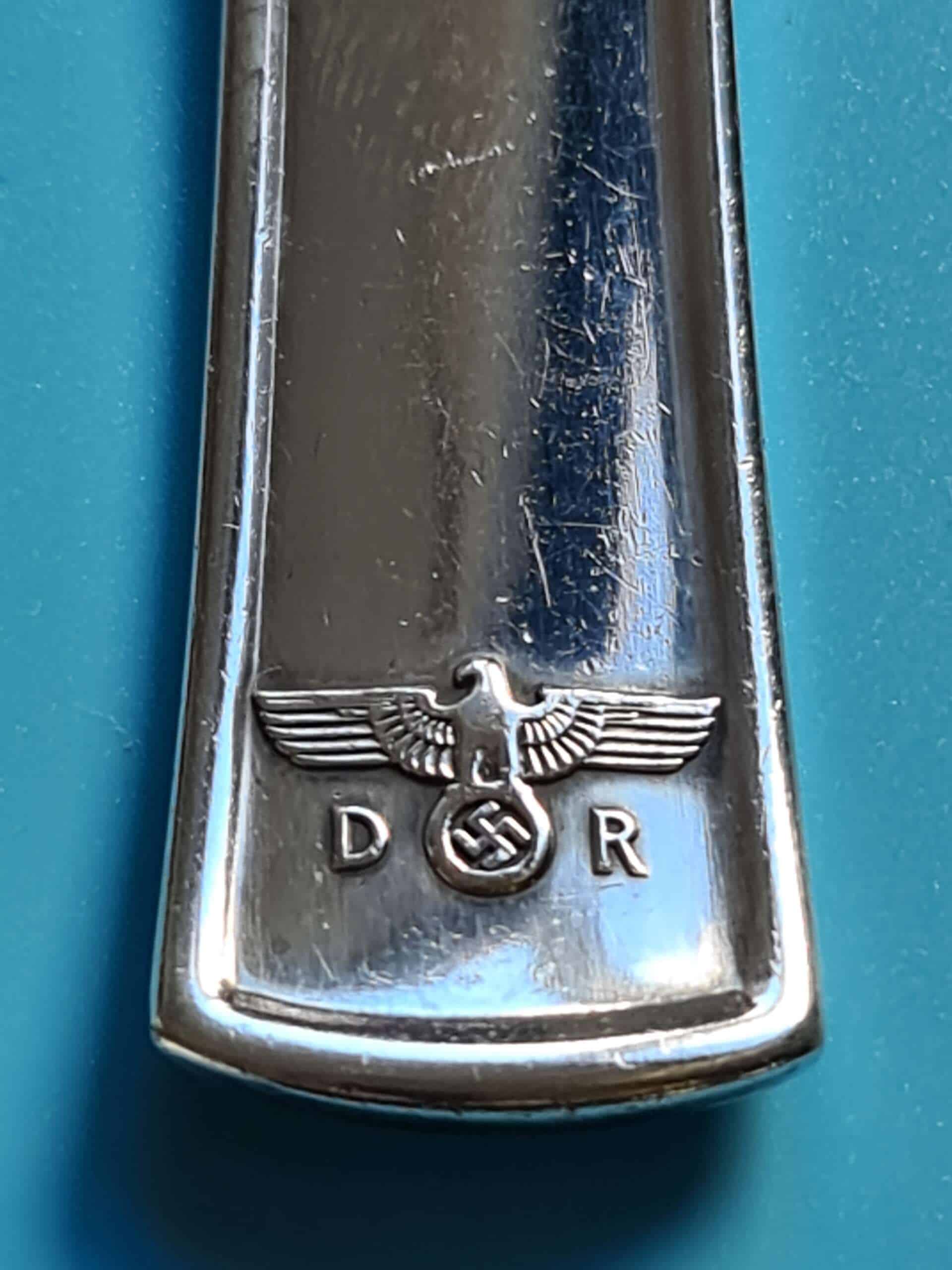 Bruckmann Silver Dinner Fork from Hermann Göring’s Dining Wagon 10 ‘243’ - Image 3