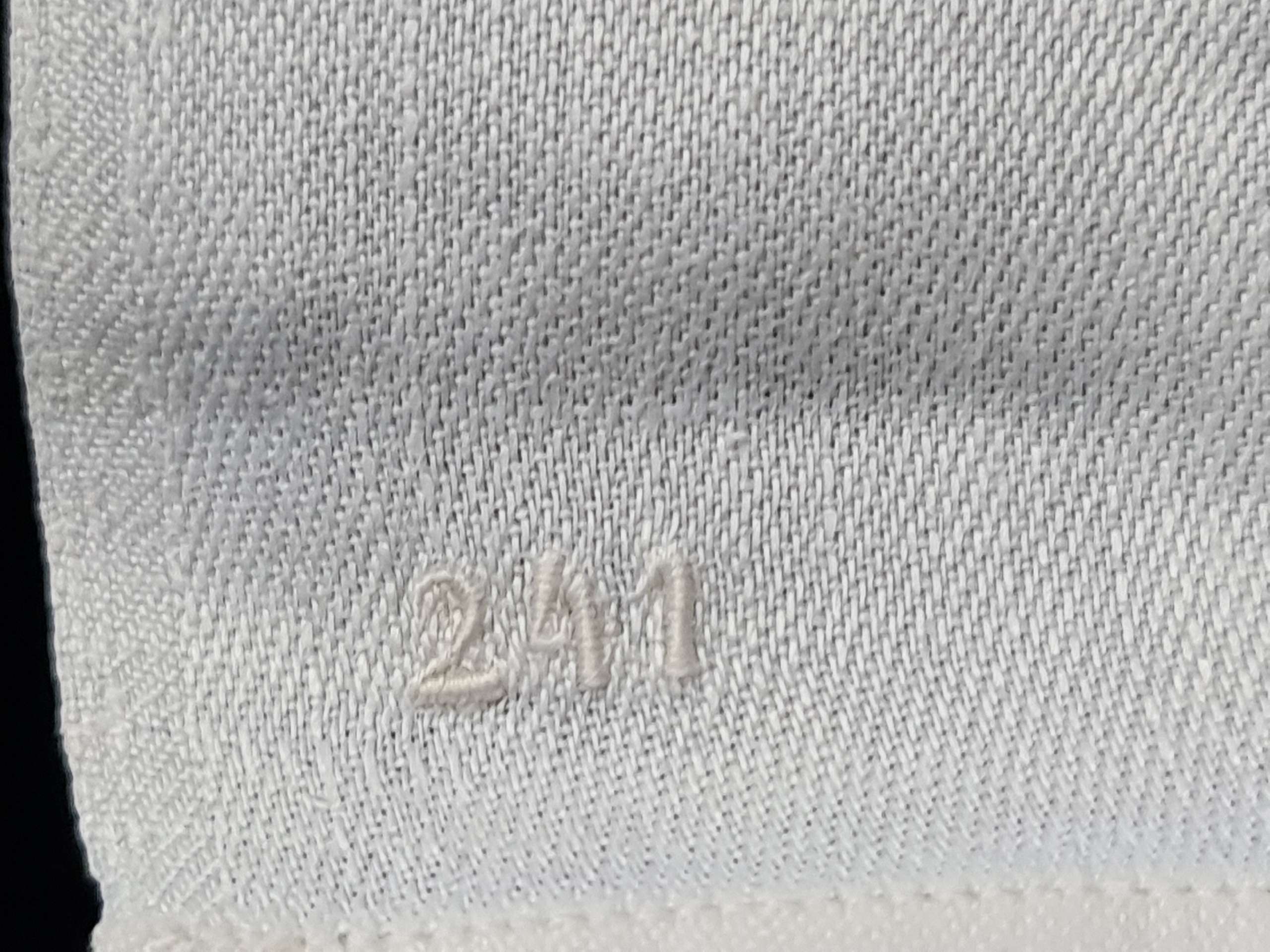 Deutsche Reichsbahn Informal Linen Napkin from Hermann Göring`s First Dining Wagon 10 ‘241’, Some damage! Special offer! - Image 6