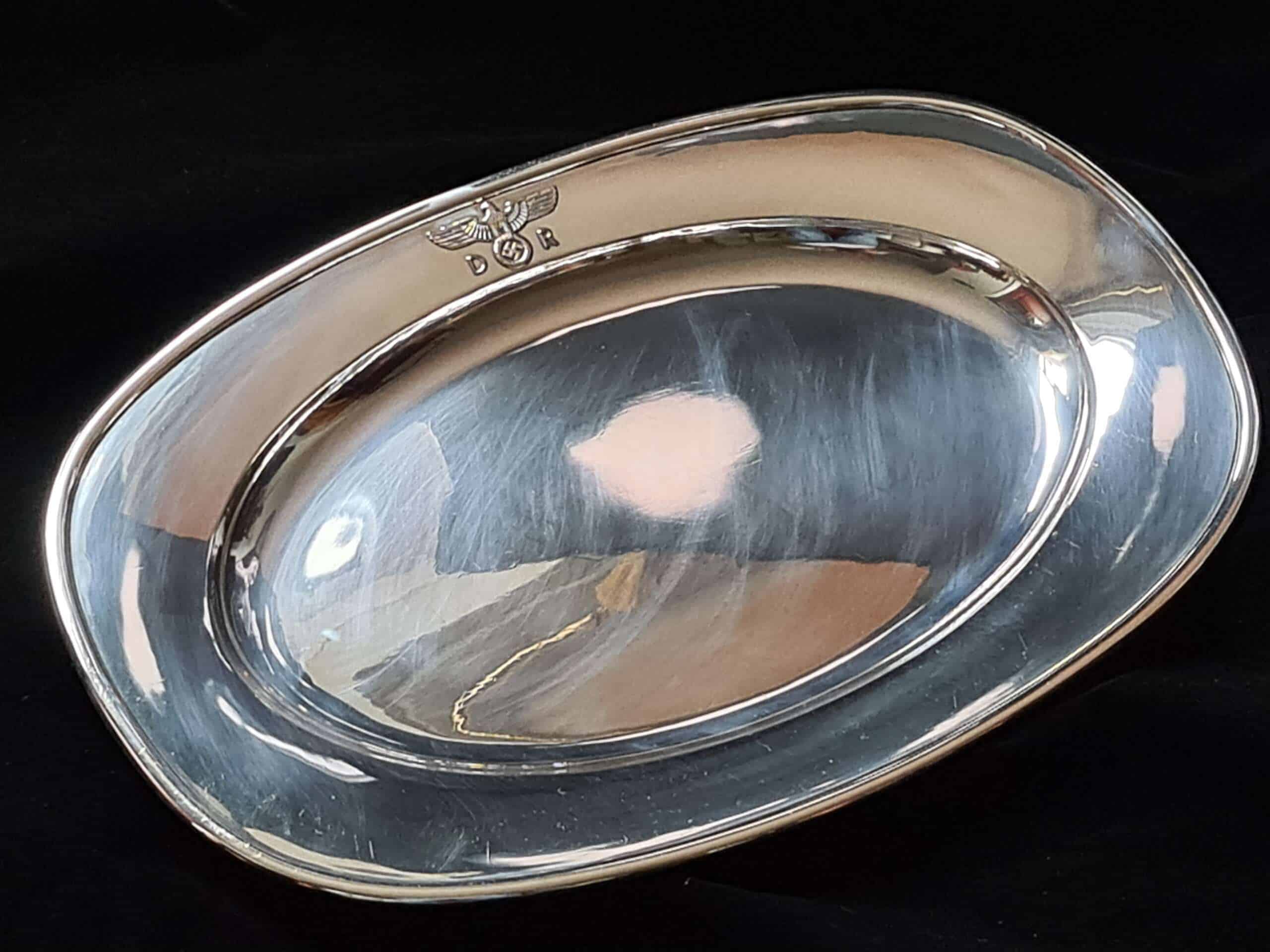 Deutsche Reichsbahn Large Oval Serving Tray from Adolf Hitler's Executive Dining Wagon 10 ‘242’ - Image 13