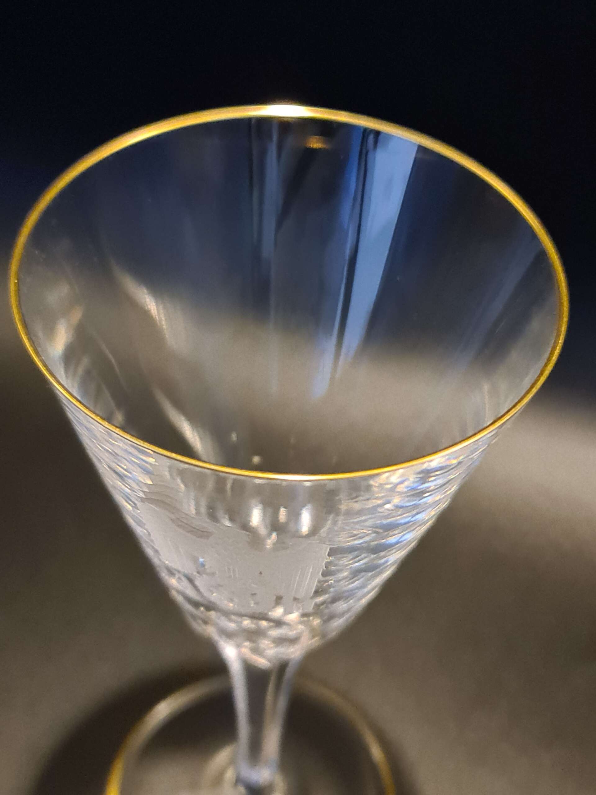 Lead Crystal White Wine Glass from Adolf Hitler's Personal Table Service at The Berghof - Image 25
