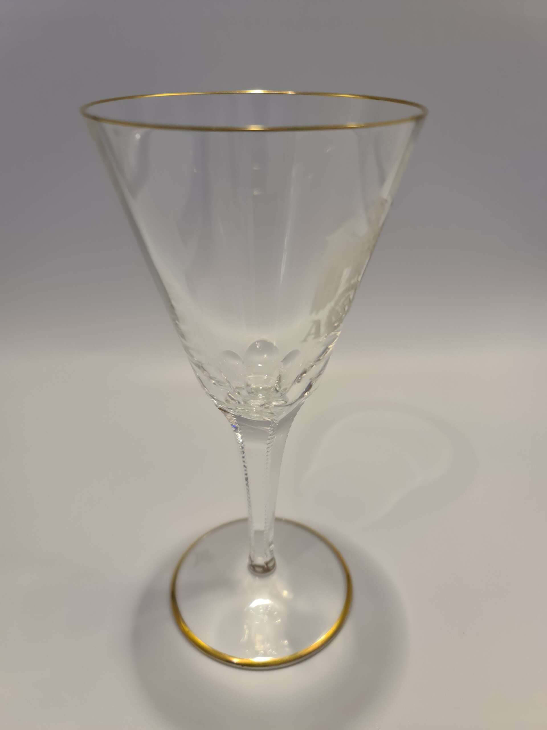 Lead Crystal White Wine Glass from Adolf Hitler's Personal Table Service at The Berghof - Image 9